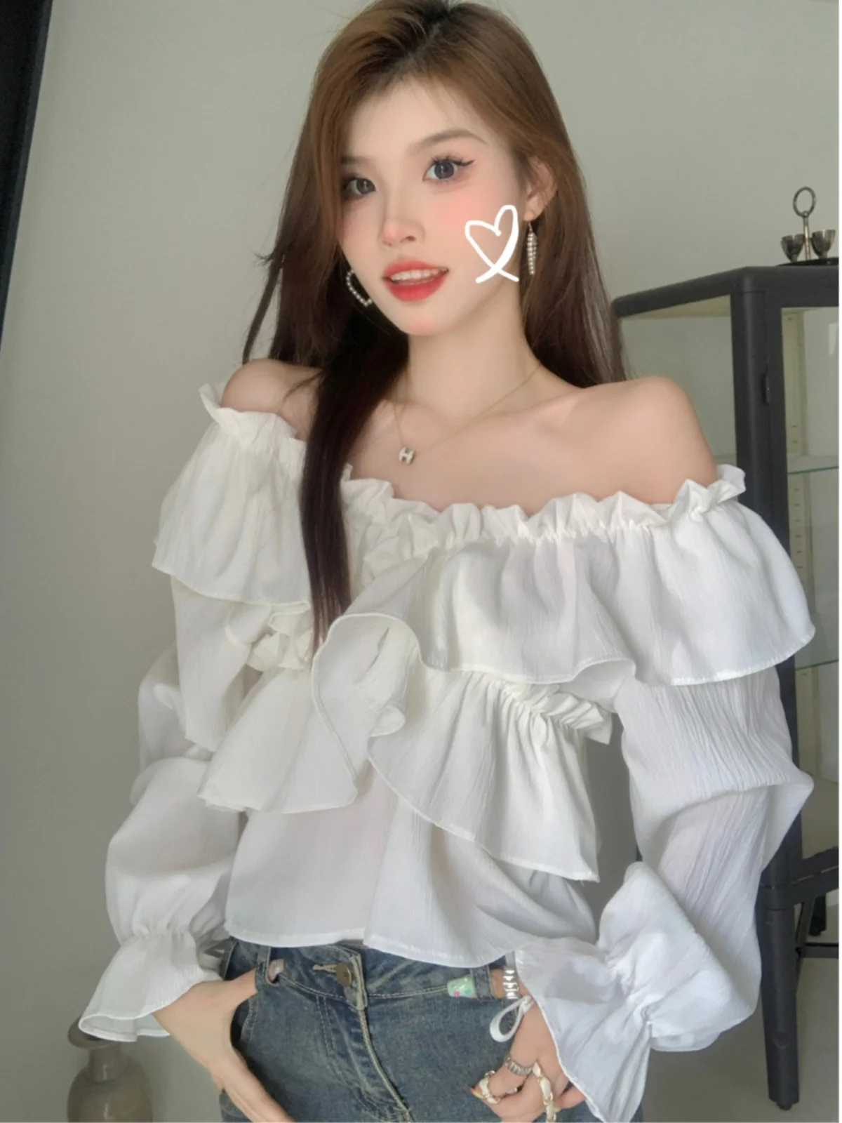 White Bell Sve irt Women's Early Spring 2025 New Design Unique Lotus Le Top Cotton Loose Fit Long Sve ort Le...
White Bell Sve irt Women's Early Spring 2025 New Design Unique Lotus Le Top Cotton Loose Fit Long Sve ort Le...