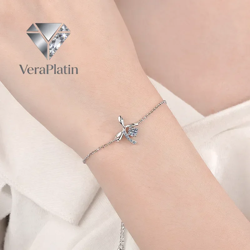 VeraPlatin Wife Valentine's Day 18K White Gold Butterfly Bracelets Women Birthday Gift 0.3CT Moissanite Diamond PT950 Girl Weddi
VeraPlatin Wife Valentine's Day 18K White Gold Butterfly Bracelets Women Birthday Gift 0.3CT Moissanite Diamond PT950 Girl Weddi