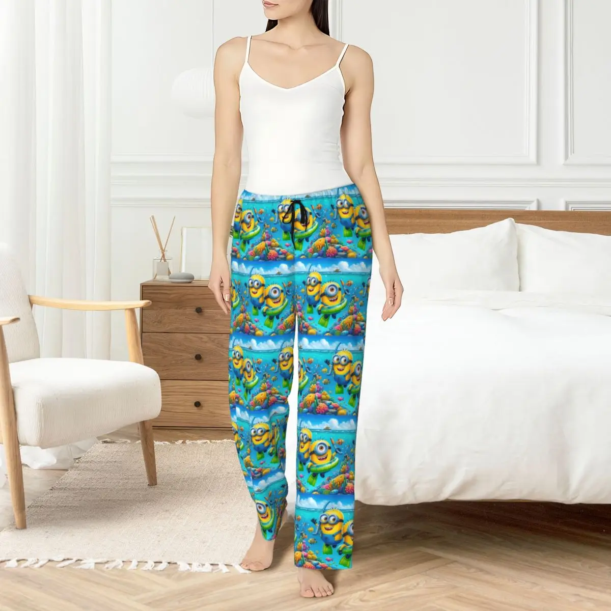 Custom M-Minions Pajama Pants for Women Yellow Capsule-Shaped Sleepwear Lounge Sleep Bottoms Stretch with Pockets
Custom M-Minions Pajama Pants for Women Yellow Capsule-Shaped Sleepwear Lounge Sleep Bottoms Stretch with Pockets