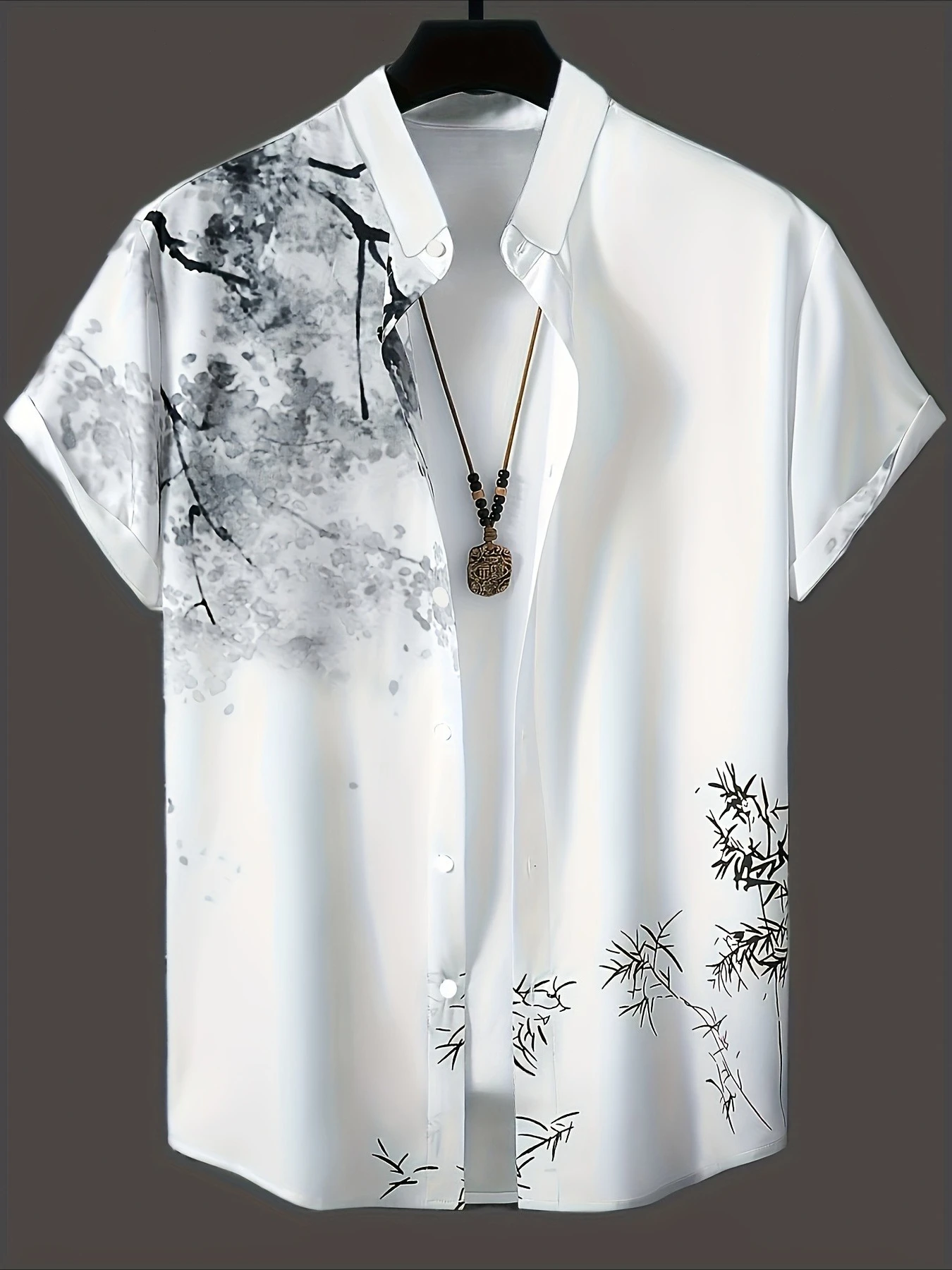 2026 Tropical Vacation 3D Printed Hawaiian Gothic Retro Ink Painting Shirt Summer Casual Short Sleeve Button Loose Beach Shirt
2026 Tropical Vacation 3D Printed Hawaiian Gothic Retro Ink Painting Shirt Summer Casual Short Sleeve Button Loose Beach Shirt
