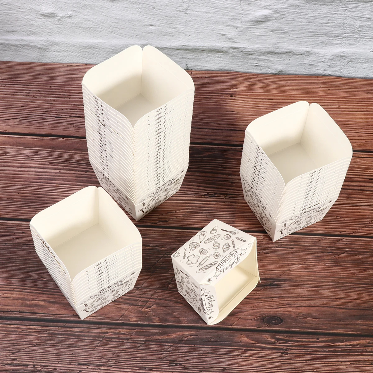 100pcs Paper Baking Cases Holder Paper Dessert Bowls Disposable Cake Cup Candy Party Supplies Party Supplies Mini Box
100pcs Paper Baking Cases Holder Paper Dessert Bowls Disposable Cake Cup Candy Party Supplies Party Supplies Mini Box