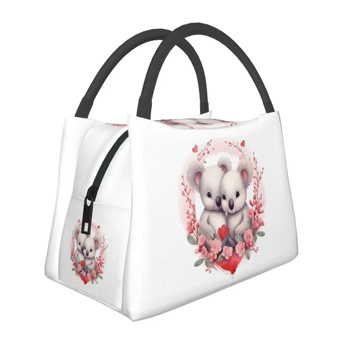 Valentine's Day Koala Bears In Love Insulated Lunch Bag for School Storage Food Boxes Container Cooler Thermal Lunch Box Tote
Valentine's Day Koala Bears In Love Insulated Lunch Bag for School Storage Food Boxes Container Cooler Thermal Lunch Box Tote