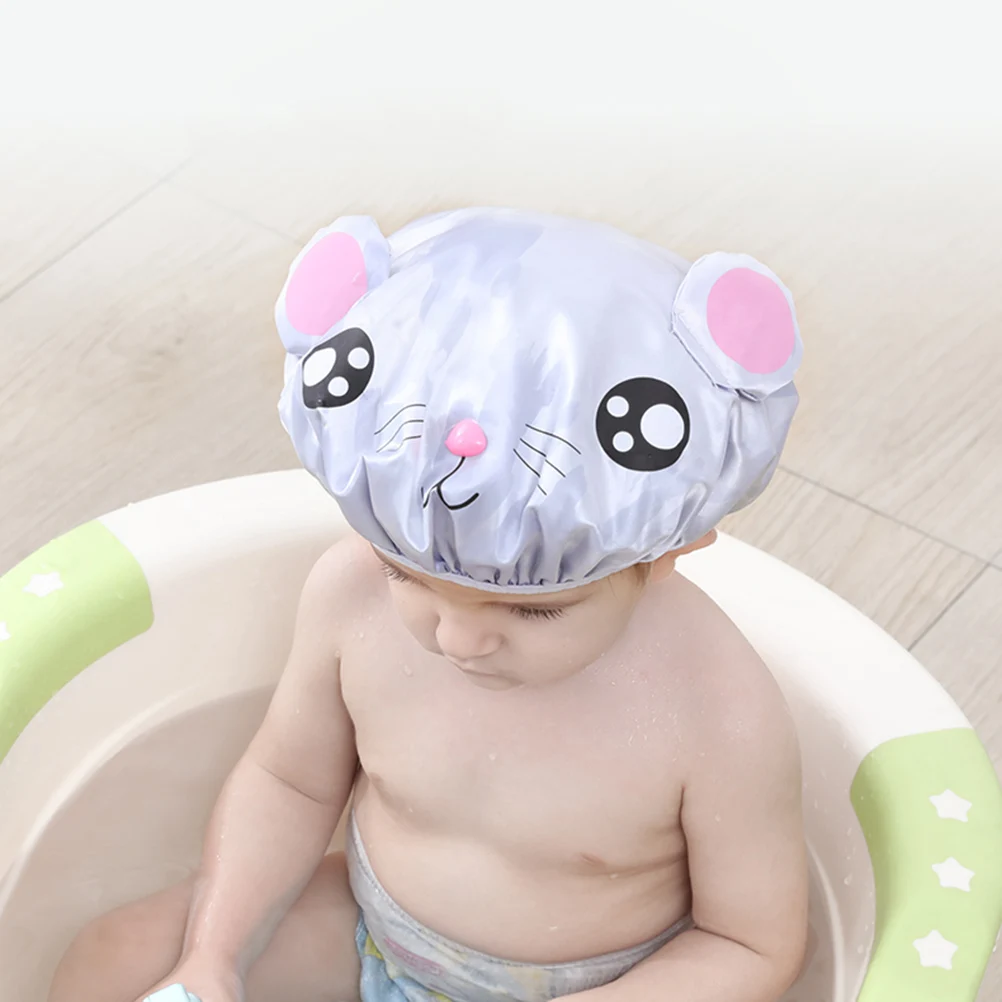 2Pcs Kids Bathing Hat Cartoon Shower Cap Baby Ear Protector Waterproof Bath Hat Reusable Soft PEVA Long Hair Short Hair Fits 
2Pcs Kids Bathing Hat Cartoon Shower Cap Baby Ear Protector Waterproof Bath Hat Reusable Soft PEVA Long Hair Short Hair Fits
