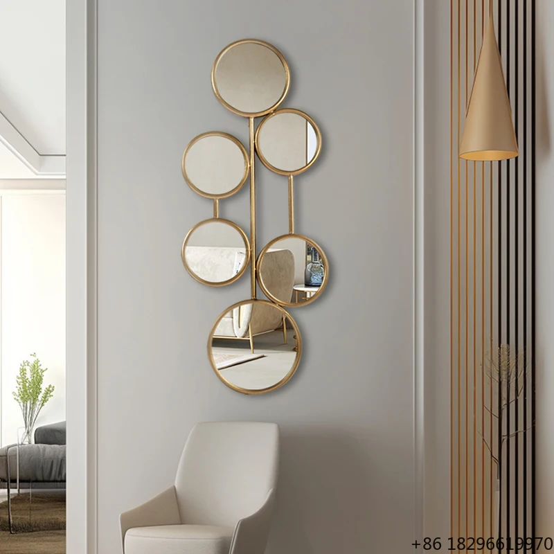 Modern Antique Gold Framed Irregular Round Wall Mirror Minimalist Art Decor For Bedroom Living Room Bathroom
Modern Antique Gold Framed Irregular Round Wall Mirror Minimalist Art Decor For Bedroom Living Room Bathroom