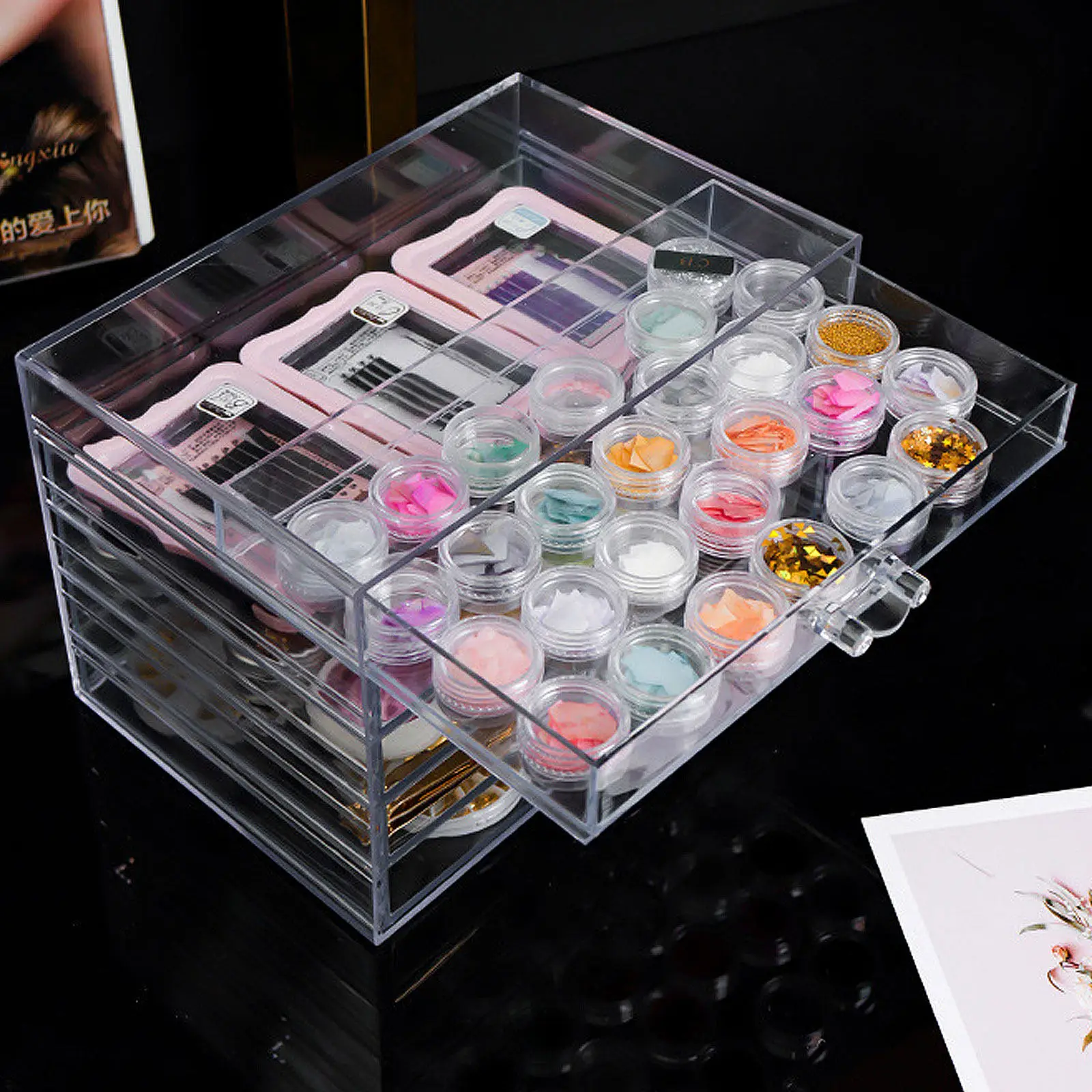 Transparent Nail Tips Container Large Capacity Fake Nails Organizer Sewing Beads Case Jewelry Display Box Jewelry Display Case
Transparent Nail Tips Container Large Capacity Fake Nails Organizer Sewing Beads Case Jewelry Display Box Jewelry Display Case