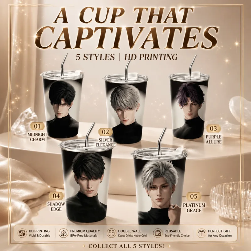 304 Stainless Steel Portable Cup, Co-branded With The Game Love And Deepspace, Featuring High-value Characters And A Matching
304 Stainless Steel Portable Cup, Co-branded With The Game Love And Deepspace, Featuring High-value Characters And A Matching
