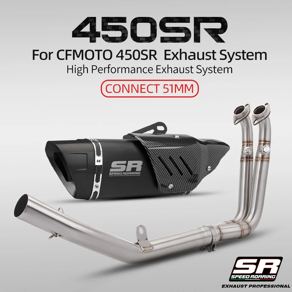 Motorcycle Exhaust System For 450SR 450 SR Stainless Steel Front Link Pipe Full Muffler Upgrade for Enhanced Performance
Motorcycle Exhaust System For 450SR 450 SR Stainless Steel Front Link Pipe Full Muffler Upgrade for Enhanced Performance