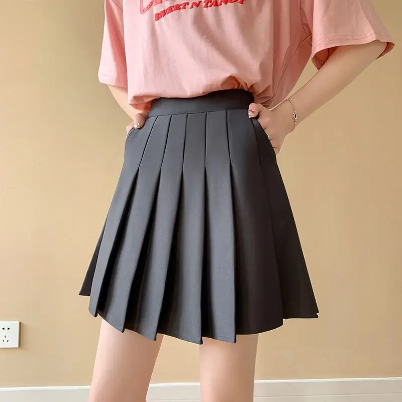 Womens High Waist Pleated Skirt With Pockets Casual Elastic Waist Mini Skirt
Womens High Waist Pleated Skirt With Pockets Casual Elastic Waist Mini Skirt