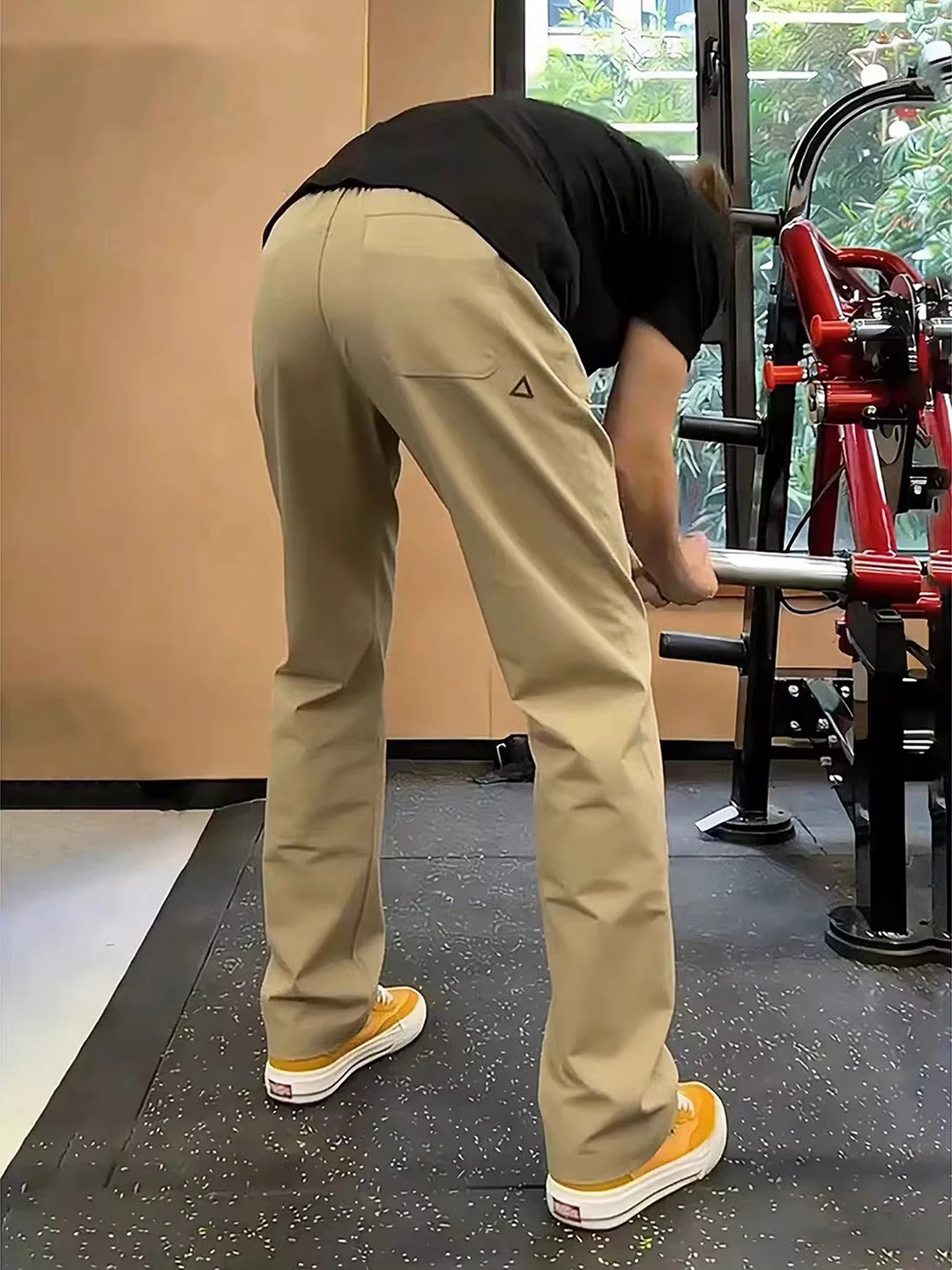 Khaki Tee-Proof Soft ell Men's Outdoor Sports Pants Straight Leg Qui Dry Casual Trousers with kets Decorative Stitching
Khaki Tee-Proof Soft ell Men's Outdoor Sports Pants Straight Leg Qui Dry Casual Trousers with kets Decorative Stitching