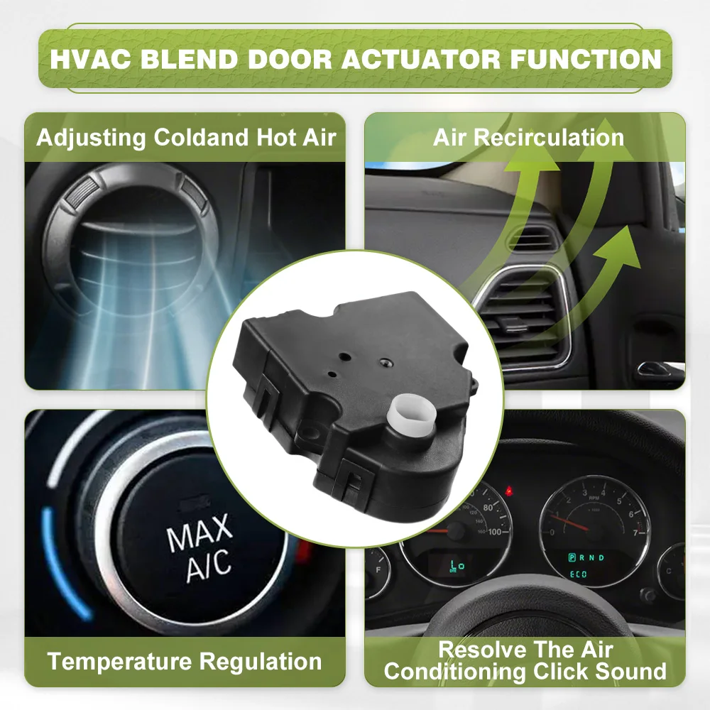 For Cadillac DeVille 2000 2001 2002 2003 2004 2005 Left Main HVAC Heater Blend Door Actuator 604166 89018380 52474878
For Cadillac DeVille 2000 2001 2002 2003 2004 2005 Left Main HVAC Heater Blend Door Actuator 604166 89018380 52474878