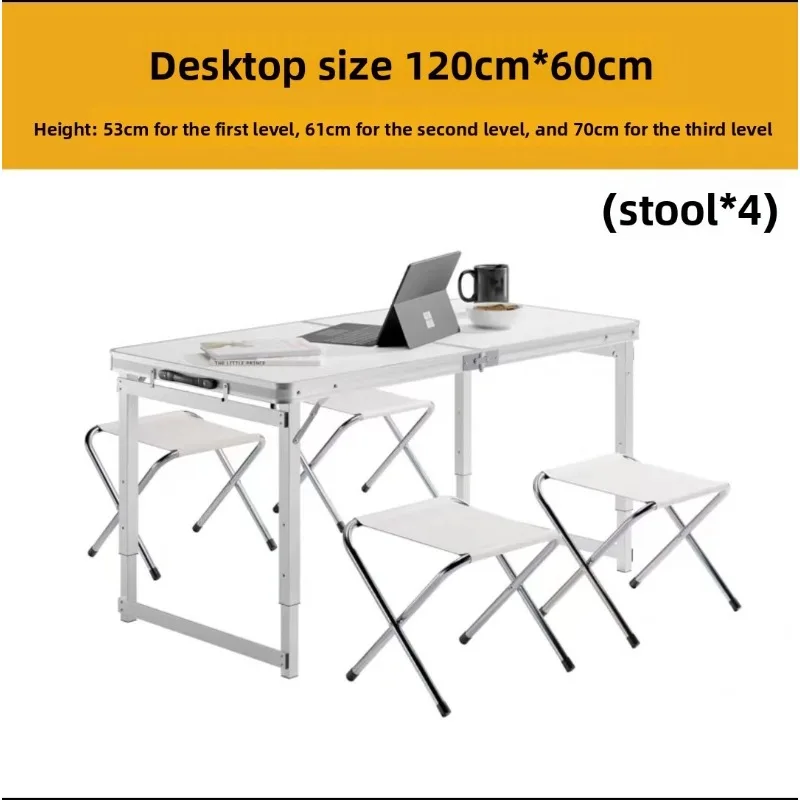 Outdoor folding table and chair set, courtyard one table four chair set, portable folding storage camping table and chair set
Outdoor folding table and chair set, courtyard one table four chair set, portable folding storage camping table and chair set
