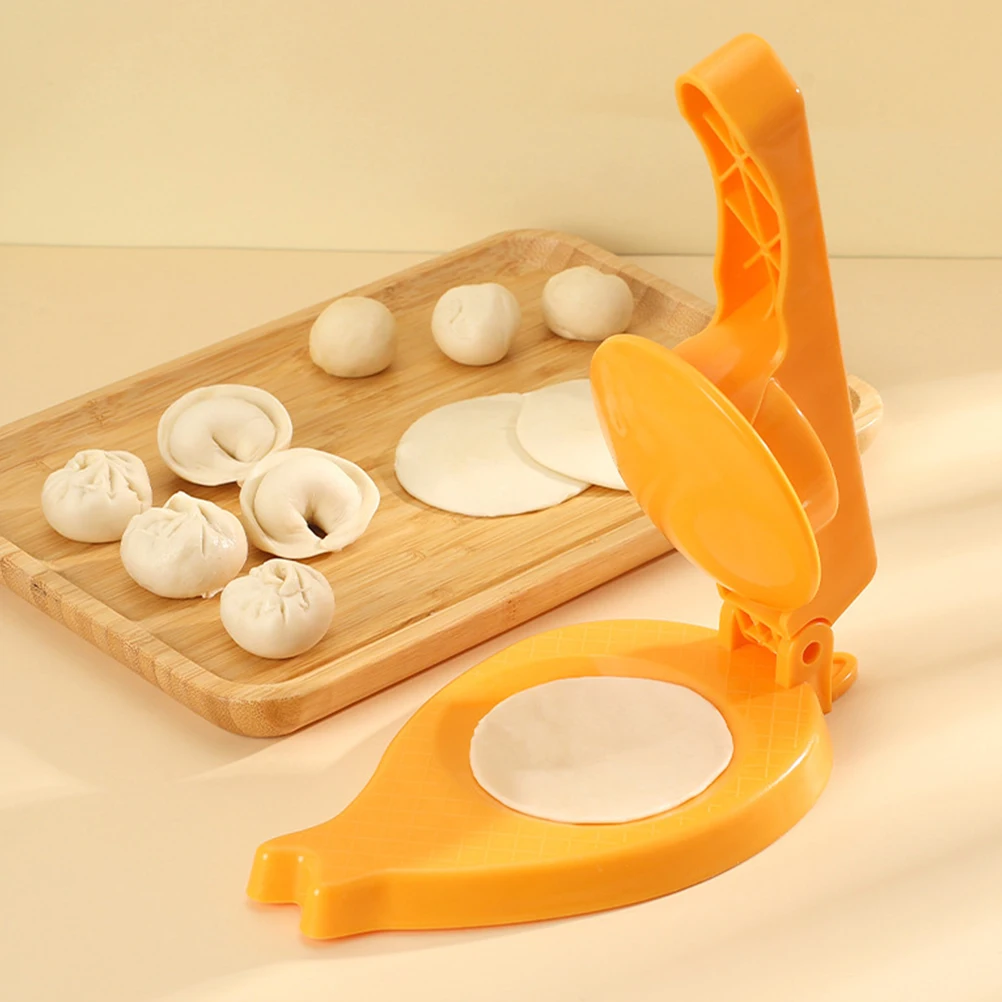 2pcs Dumpling Skin Presser Orange Plastic Kitchen Tool Easy to Use for Making Dumplings at Home Labor Saving Pressing Mold with
2pcs Dumpling Skin Presser Orange Plastic Kitchen Tool Easy to Use for Making Dumplings at Home Labor Saving Pressing Mold with