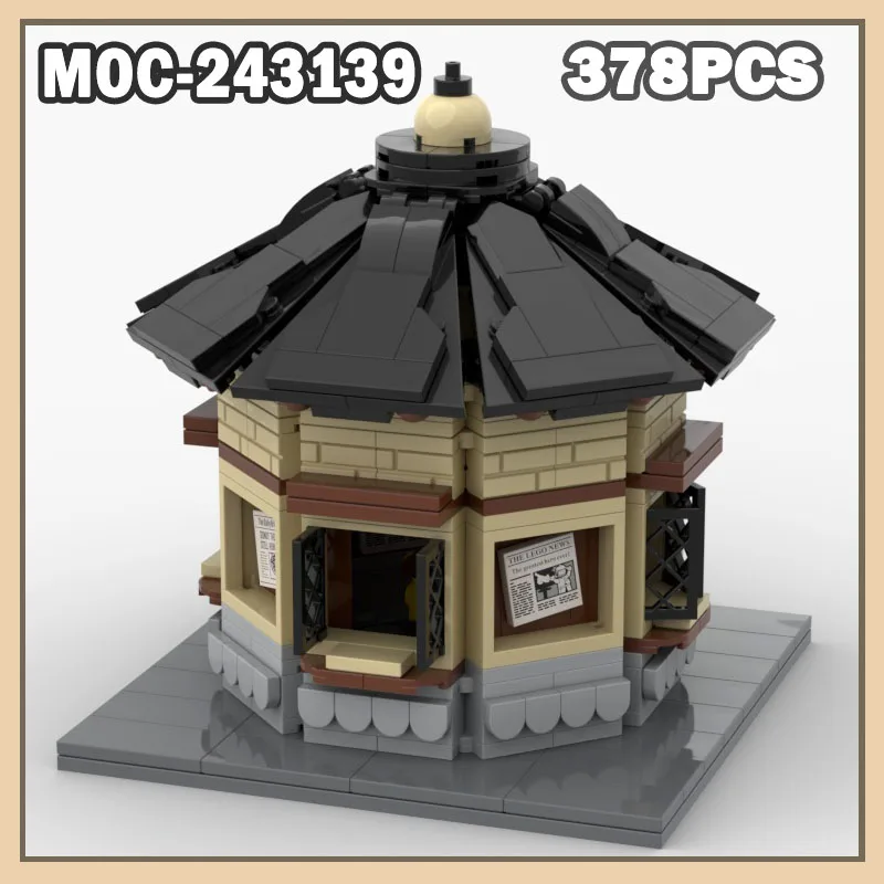 MOC-243139 Newsagent Kiosk Model Building Blocks 378pcs Small Particle Assembly Building Blocks Modular Toy Street View Set
MOC-243139 Newsagent Kiosk Model Building Blocks 378pcs Small Particle Assembly Building Blocks Modular Toy Street View Set