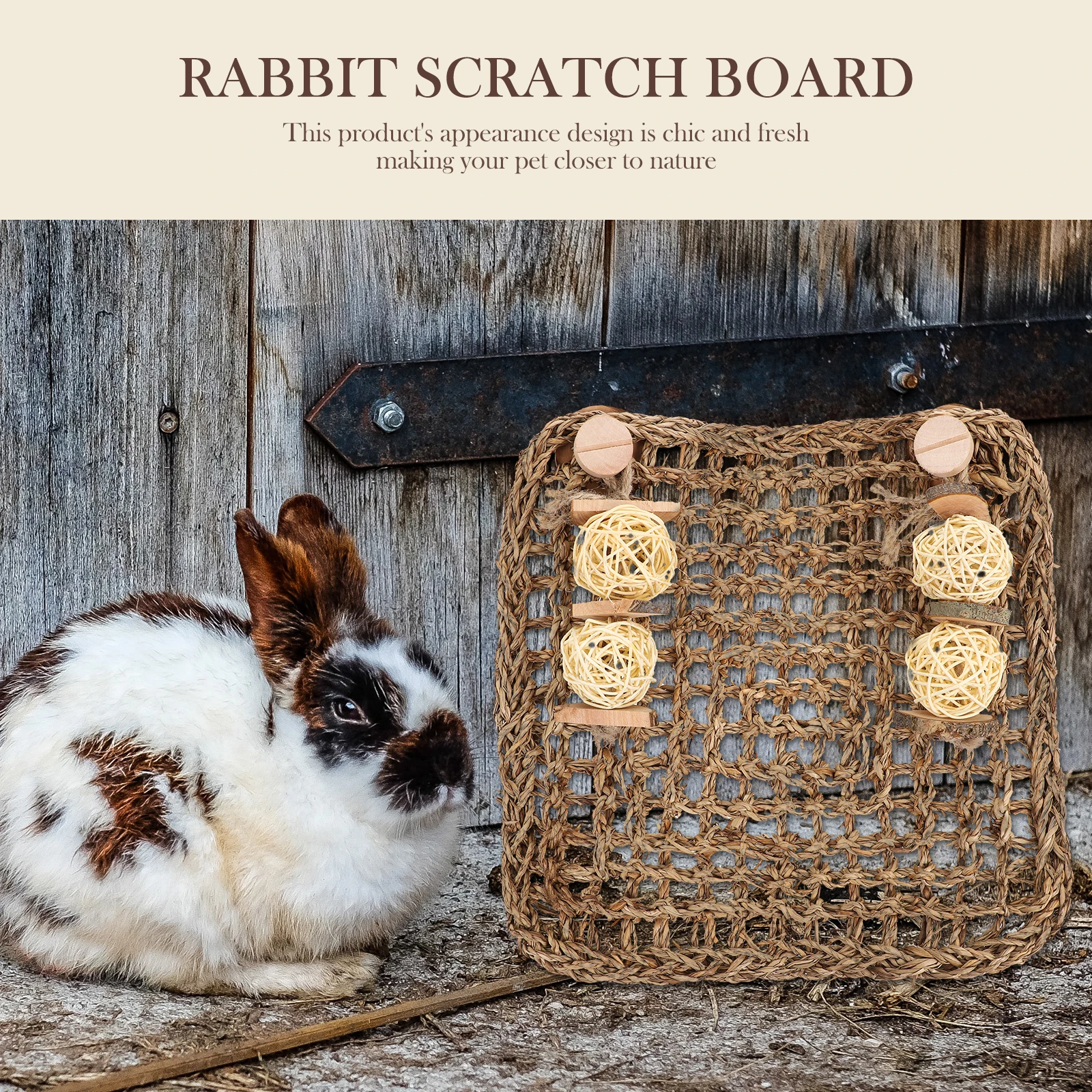 Wooden Pet Feet Mat Rabbit Scratch Board Guinea Pig Feet Pad Squirrel Foot Pad Brown Chinchilla Grinding Claw Board Durable High
Wooden Pet Feet Mat Rabbit Scratch Board Guinea Pig Feet Pad Squirrel Foot Pad Brown Chinchilla Grinding Claw Board Durable High
