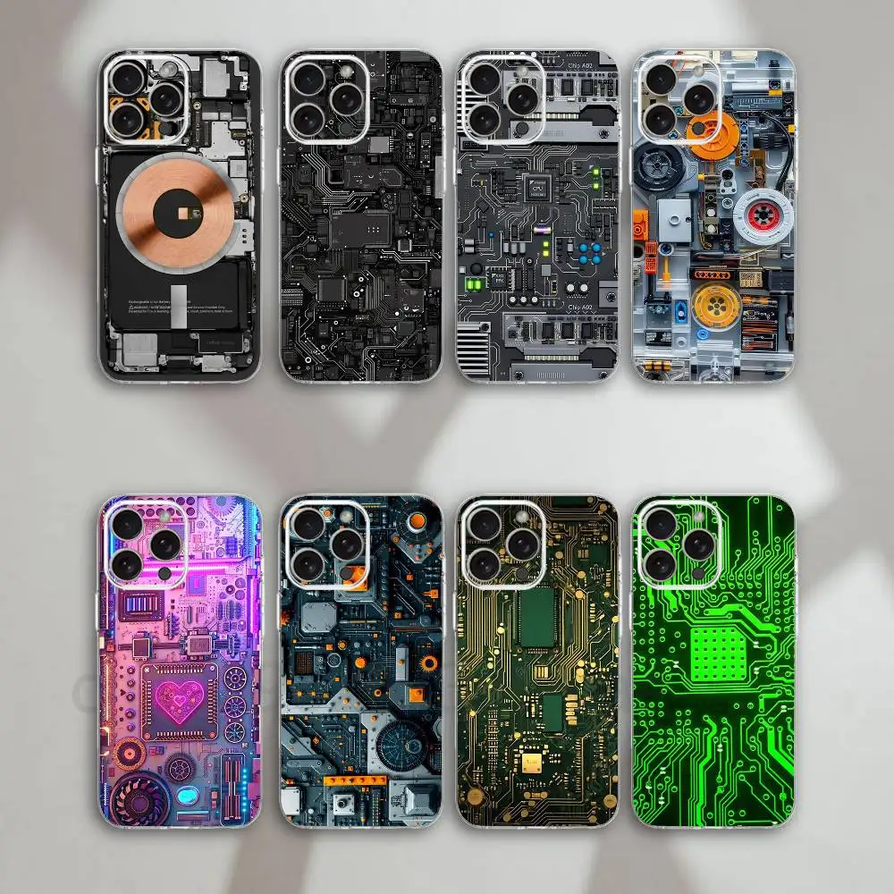 Motherboard Circuit Board for iPhone 17 16 15 11 12 13 14 Plus 15 Pro Max 13 mini 16e Ultra Thin Clear TPU Cover Bag
Motherboard Circuit Board for iPhone 17 16 15 11 12 13 14 Plus 15 Pro Max 13 mini 16e Ultra Thin Clear TPU Cover Bag