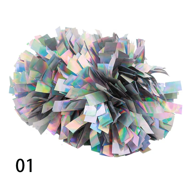 30pcs High Quality Student's Gold Purple Metallic Cheerleading PomPoms Dance Props With PET Material Reusable
30pcs High Quality Student's Gold Purple Metallic Cheerleading PomPoms Dance Props With PET Material Reusable