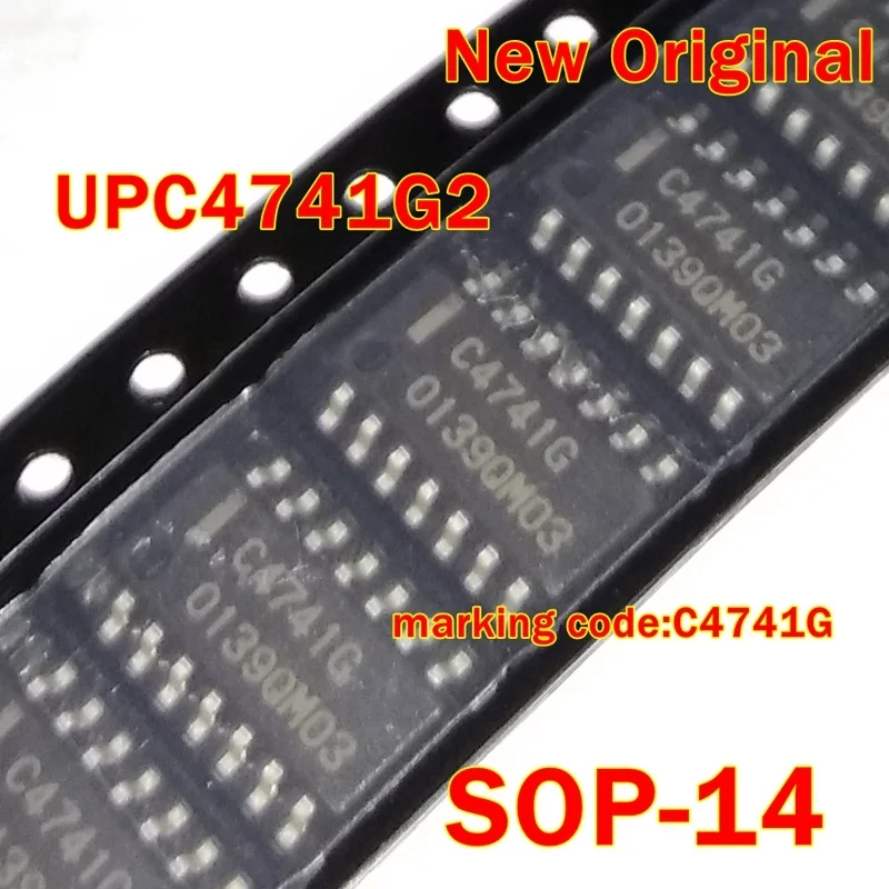 Upc4741G2 Marking Code C4741G Sop-14 New and Original High Performance Quad Operational Amplifier
Upc4741G2 Marking Code C4741G Sop-14 New and Original High Performance Quad Operational Amplifier