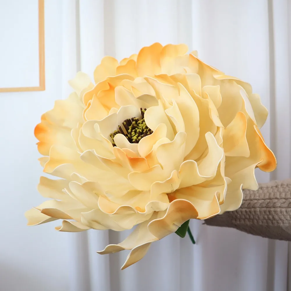 New 40cm PE Artificial Peony Foam Giant Simulation Peony Flower Wall Decoration Window Display Fake Flowers Stage Background
New 40cm PE Artificial Peony Foam Giant Simulation Peony Flower Wall Decoration Window Display Fake Flowers Stage Background