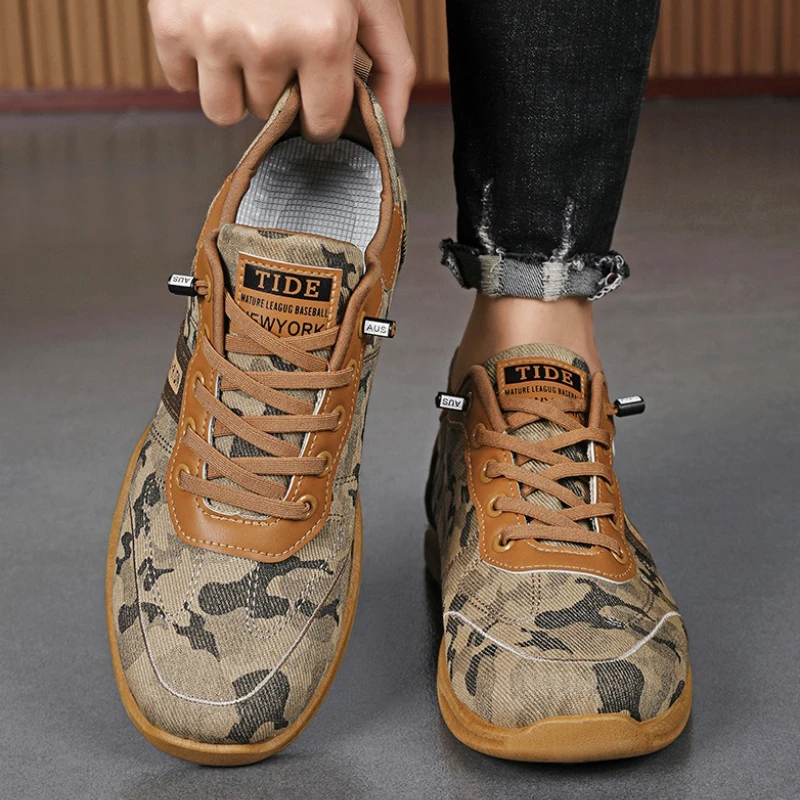 Camouflage Men's Canvas Shoes Hard Wearing Men Sneakers Comfortable Outdoor Non-slip Casual Shoe Fashion Loafers Large Size39-48
Camouflage Men's Canvas Shoes Hard Wearing Men Sneakers Comfortable Outdoor Non-slip Casual Shoe Fashion Loafers Large Size39-48