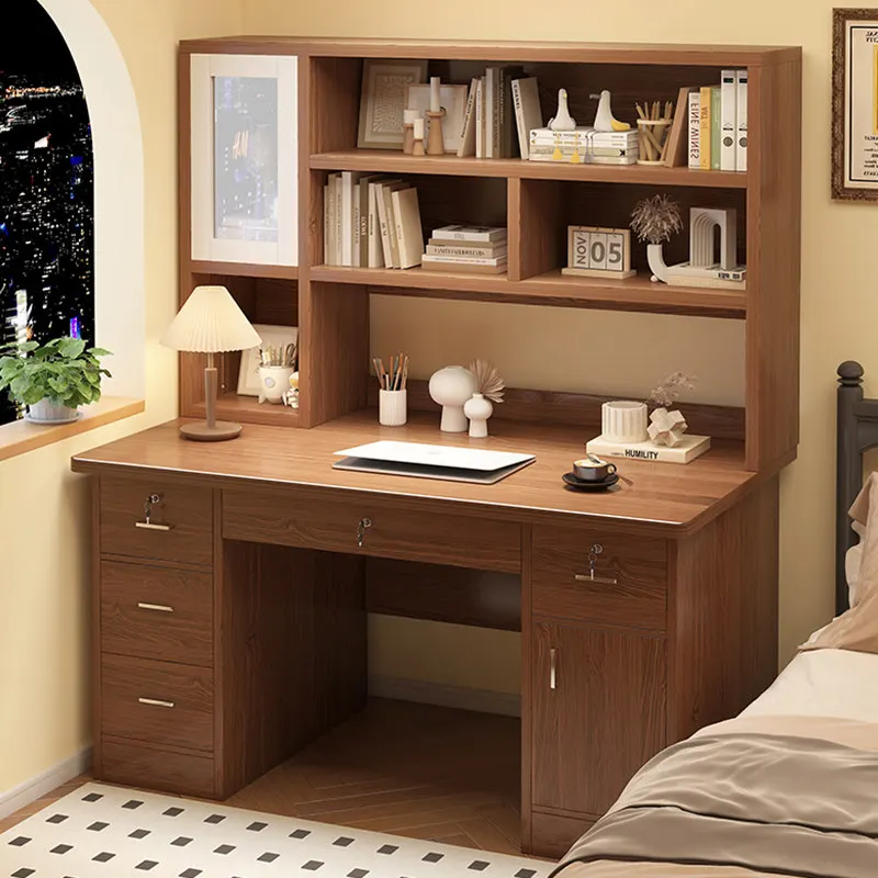 Desk Bookshelf Bookcase Integrated Desk Bedroom Desk With Drawer Student Writing Desktop Computer
Desk Bookshelf Bookcase Integrated Desk Bedroom Desk With Drawer Student Writing Desktop Computer