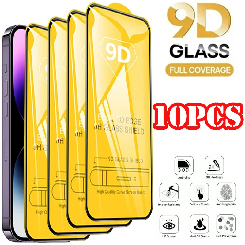 Закаленное стекло 9D с полным покрытием, Защитная пленка для Iphone15, 14, 13, 12, 11 Pro Max, X, XR, XSMAX, 8, 7 Plus, SE, 10 шт.
Закаленное стекло 9D с полным покрытием, Защитная пленка для Iphone15, 14, 13, 12, 11 Pro Max, X, XR, XSMAX, 8, 7 Plus, SE, 10 шт.