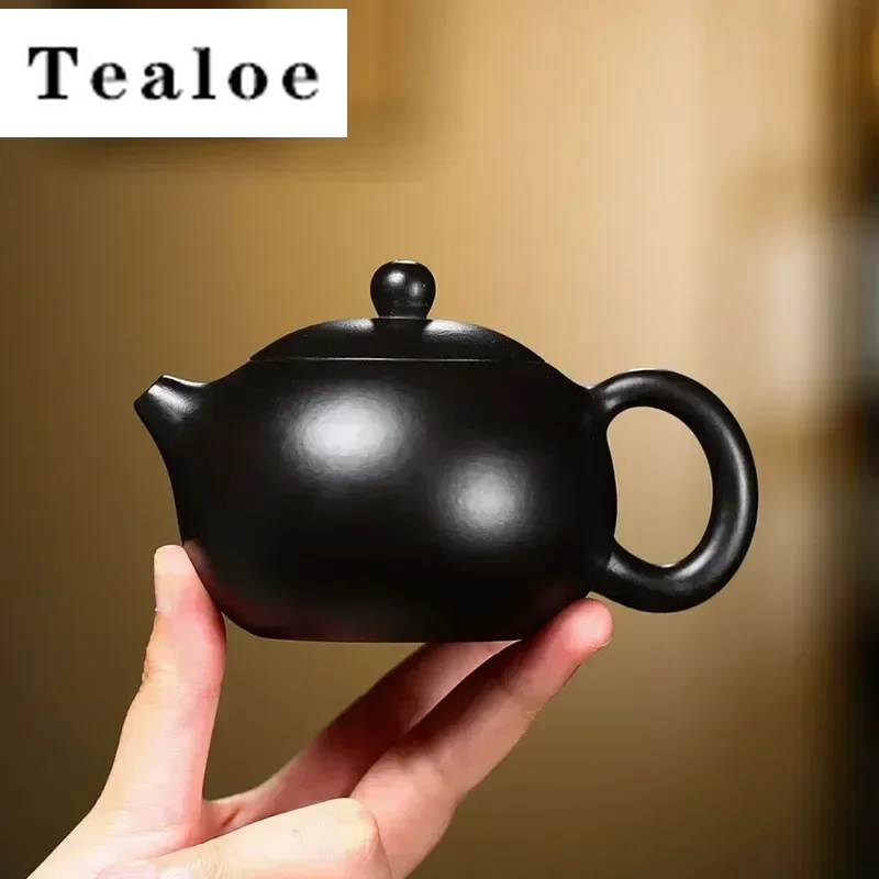 170ml Chinese Yixing Purple Clay Teapots Handmade Black Mud Xishi Tea Pot Raw Ore Zisha Teaware Beauty Tea Infuser Kettle
170ml Chinese Yixing Purple Clay Teapots Handmade Black Mud Xishi Tea Pot Raw Ore Zisha Teaware Beauty Tea Infuser Kettle