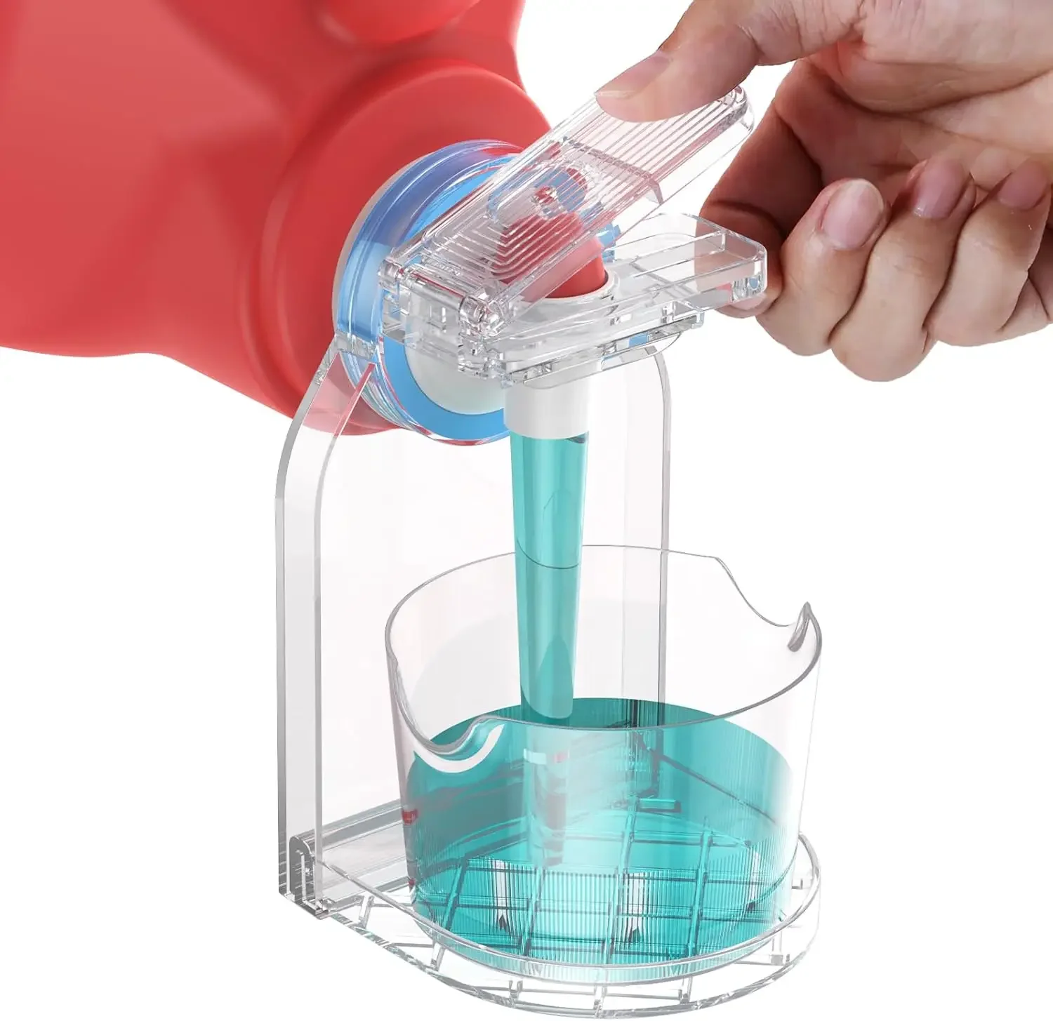 Laundry Detergent Dispenser Cup with Drip Catcher & Force-Saving Switch (1 Pack)
Laundry Detergent Dispenser Cup with Drip Catcher & Force-Saving Switch (1 Pack)