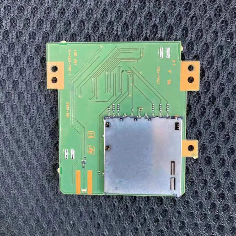 (1PCS ) 99%New MS-1030 LCD SD+MS memory board repair parts for Sony HXR-NX100 PXW-Z150 NX100 Z150 NX200 camcorder
(1PCS ) 99%New MS-1030 LCD SD+MS memory board repair parts for Sony HXR-NX100 PXW-Z150 NX100 Z150 NX200 camcorder