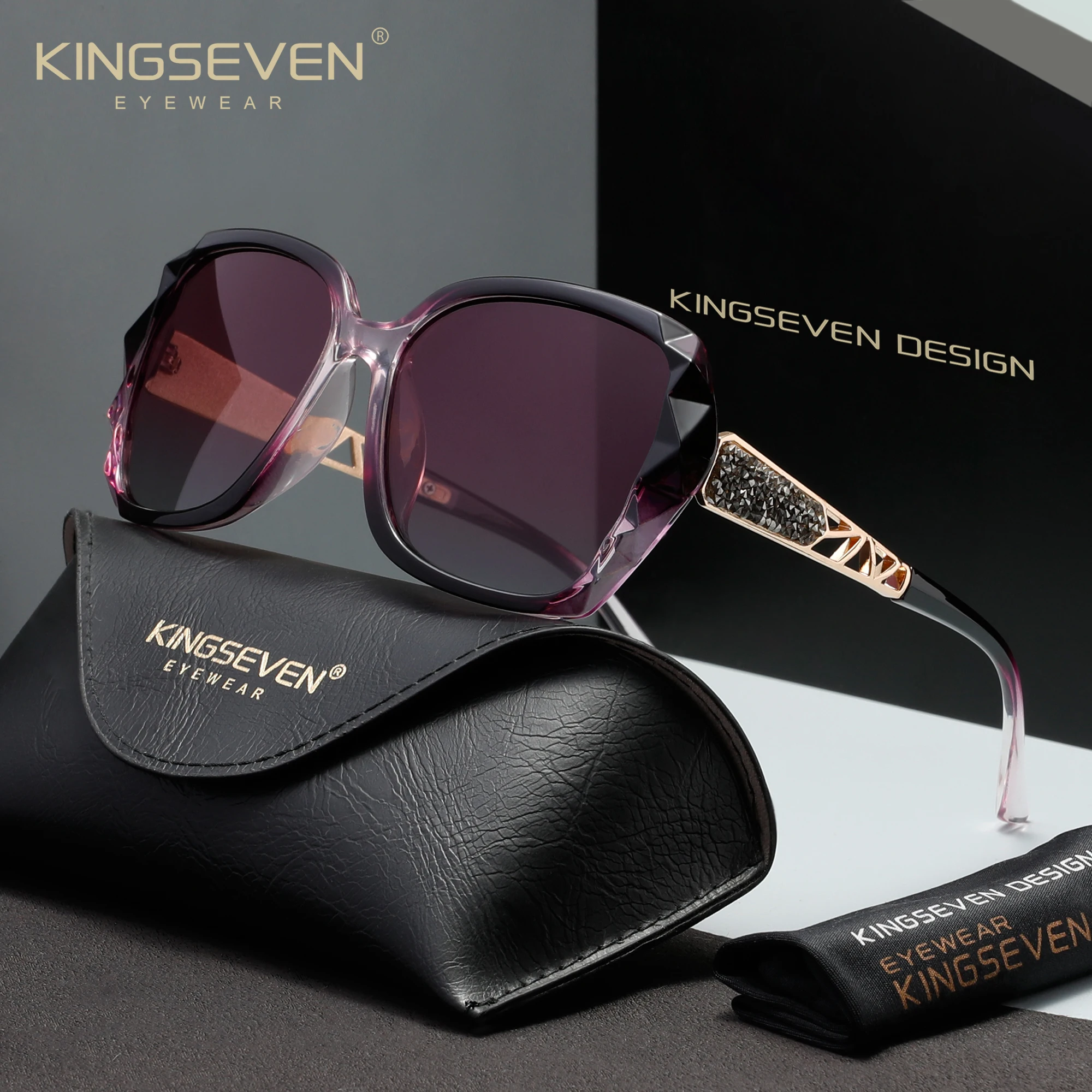 Солнцезащитные очки KINGSEVEN для женщин: модные, в форме бабочки, для вождения и активного отдыха, поляризационные, с защитой UV400, большие квадратные оправы
Солнцезащитные очки KINGSEVEN для женщин: модные, в форме бабочки, для вождения и активного отдыха, поляризационные, с защитой UV400, большие квадратные оправы