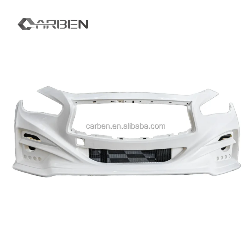 Высококачественный комплект переднего бампера для Infiniti Q50 Q50S Q50L, обновленный передний бампер из углеродного волокна, передняя губа в стиле IM-PUL
Высококачественный комплект переднего бампера для Infiniti Q50 Q50S Q50L, обновленный передний бампер из углеродного волокна, передняя губа в стиле IM-PUL