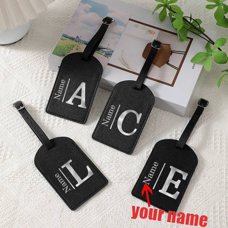 26 Initial Personalized Name Luggage Tag Travel Id Identification Card Holder Simple Custom Luggage Boarding Tags Vacation Gifts
26 Initial Personalized Name Luggage Tag Travel Id Identification Card Holder Simple Custom Luggage Boarding Tags Vacation Gifts