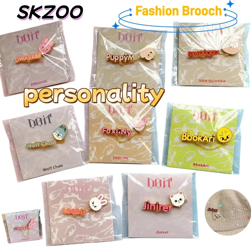 SKZOO Stray Kids Fashion Brooch Cute Cartoon Personalized Creative Kawaii Simple Durable Pin Birthday Gift for Friends
SKZOO Stray Kids Fashion Brooch Cute Cartoon Personalized Creative Kawaii Simple Durable Pin Birthday Gift for Friends