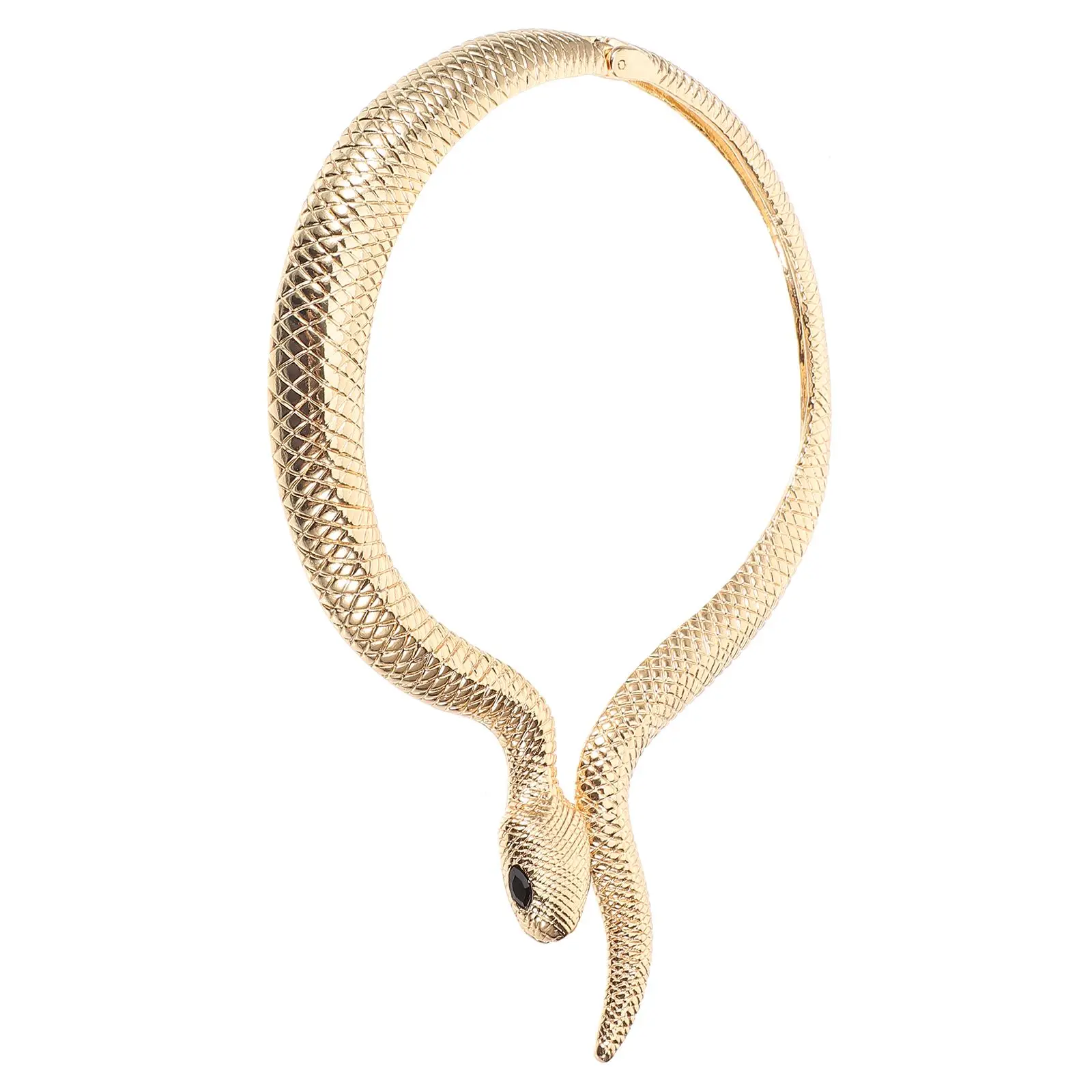 Exaggerated Snake Necklace Retro Choker Gold Color Spring Coil Jewelry Women Halloween Costume Party Accessories
Exaggerated Snake Necklace Retro Choker Gold Color Spring Coil Jewelry Women Halloween Costume Party Accessories