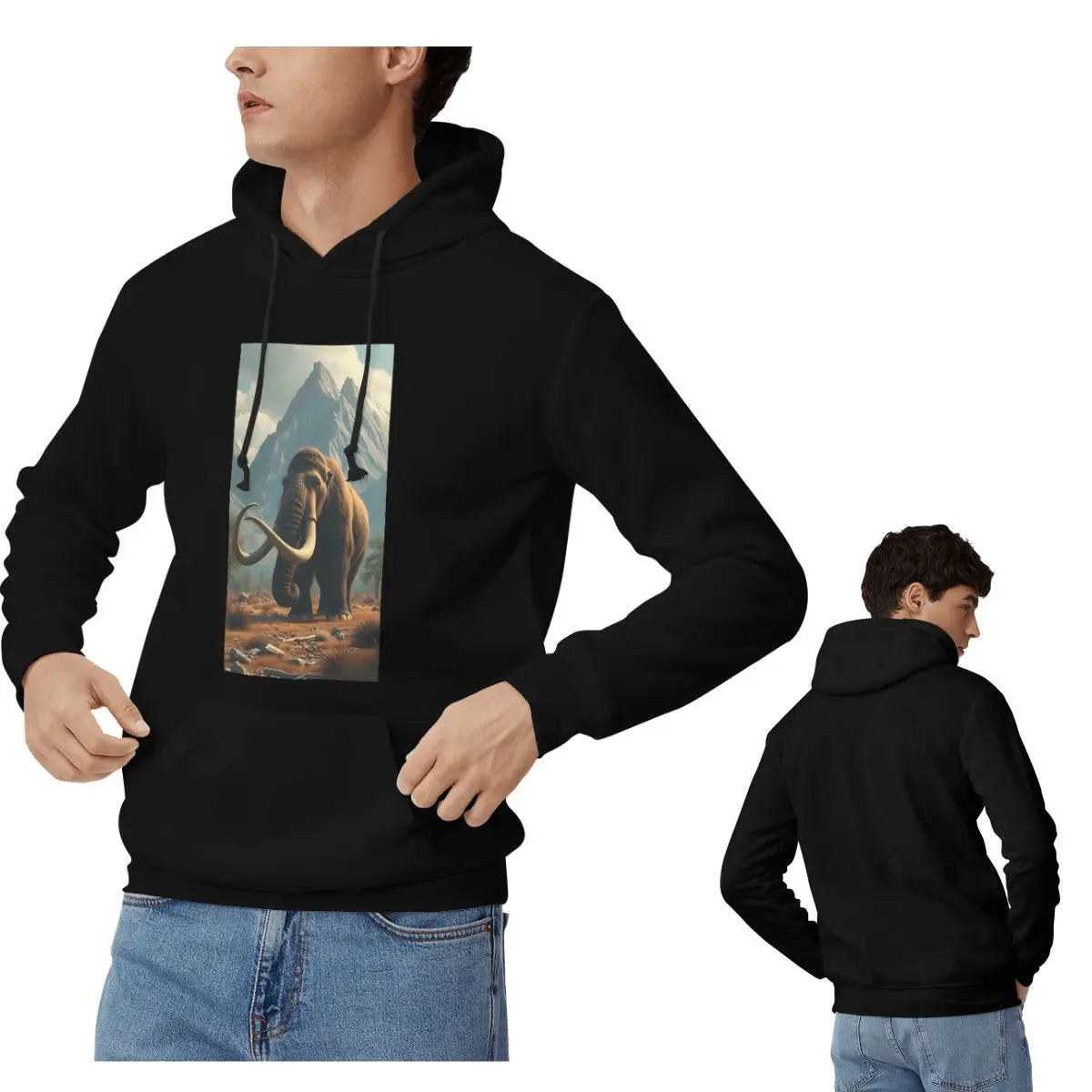 Толстовки с доисторическим зверем Mammoth для мужчин и женщин, повседневный пуловер, толстовки, модная одежда с длинными рукавами, осень-зима
Толстовки с доисторическим зверем Mammoth для мужчин и женщин, повседневный пуловер, толстовки, модная одежда с длинными рукавами, осень-зима