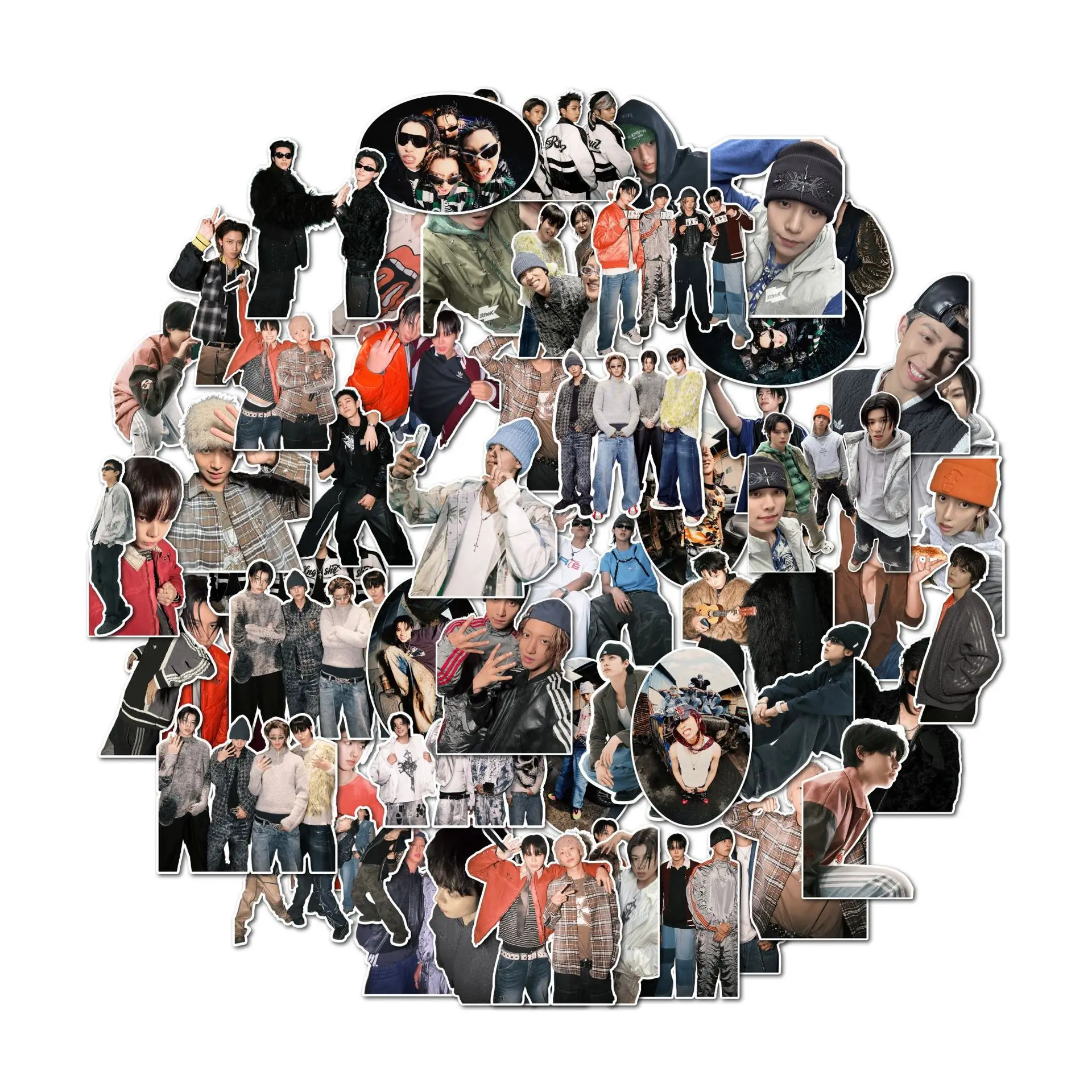 55Pcs/Set Idol Male Group LNGSHOT Sticker Celebrity Photo Sticker OHYUL RYUL WOOJIN LOUIS Mobile Notebook Sticker Fans Gifts
55Pcs/Set Idol Male Group LNGSHOT Sticker Celebrity Photo Sticker OHYUL RYUL WOOJIN LOUIS Mobile Notebook Sticker Fans Gifts