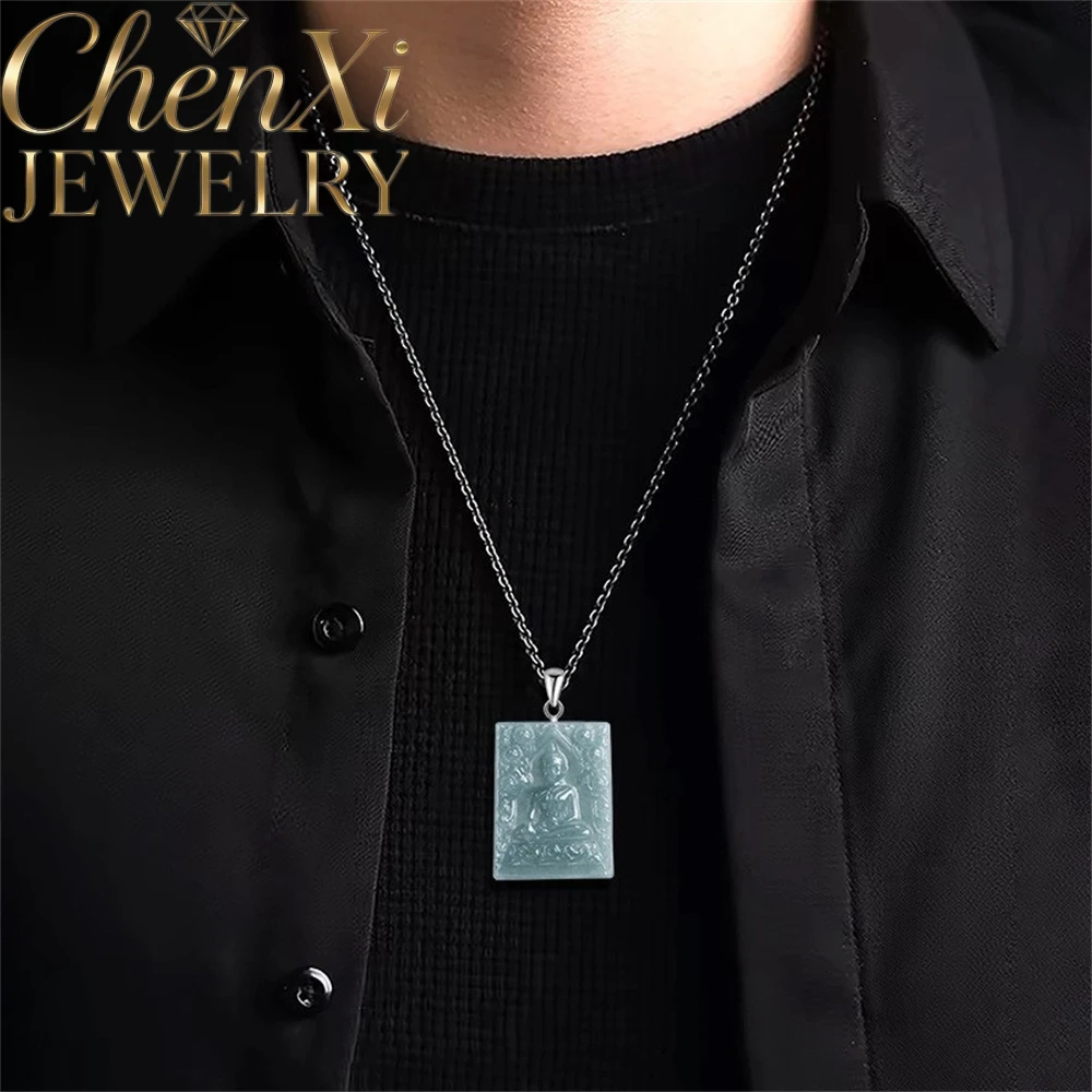 Natural Blue Water Jadeite Luang Por Suh White Olive Buddha Amulet Pendant Luxury Quality Fashion Jewelry Mascots Amulets Gift
Natural Blue Water Jadeite Luang Por Suh White Olive Buddha Amulet Pendant Luxury Quality Fashion Jewelry Mascots Amulets Gift