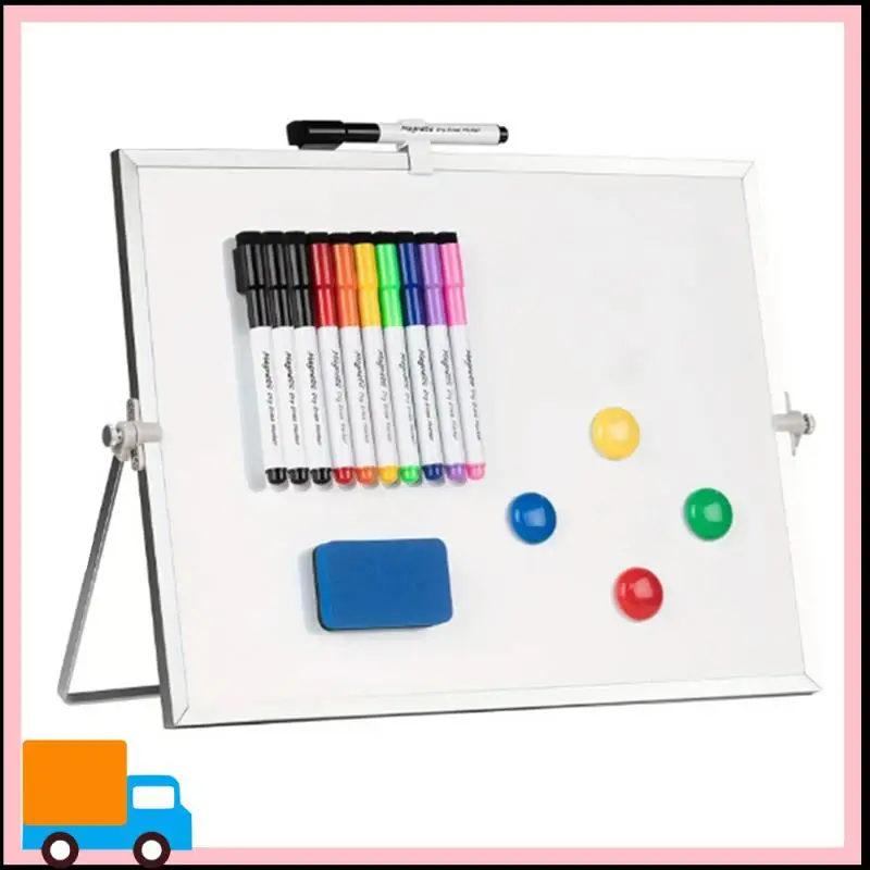 Professional Hanging Double-Sided 16In X 12In Dry Erase White Board With Essential Accessories: 11 Pens, 4 Magnets, 1 Eraser
Professional Hanging Double-Sided 16In X 12In Dry Erase White Board With Essential Accessories: 11 Pens, 4 Magnets, 1 Eraser