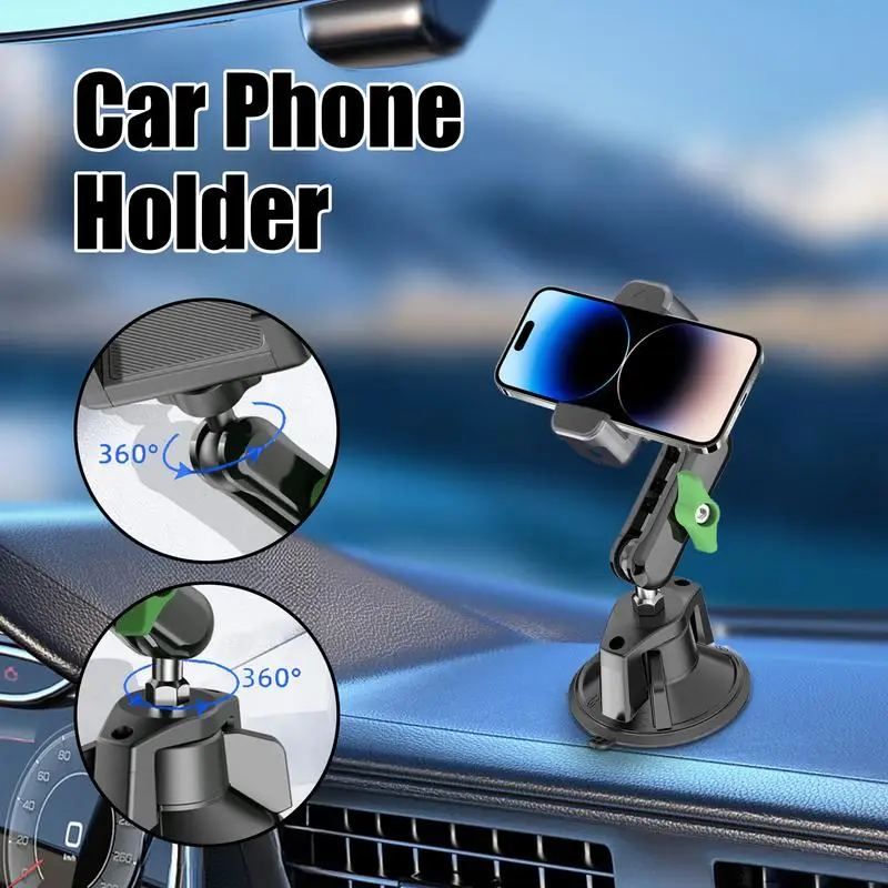 Car Phone Holder Suction Mount Flexible 360 Degree Adjustable Strong Suction Phone Mount Stable Portable Auto Bracket Vehicle
Car Phone Holder Suction Mount Flexible 360 Degree Adjustable Strong Suction Phone Mount Stable Portable Auto Bracket Vehicle