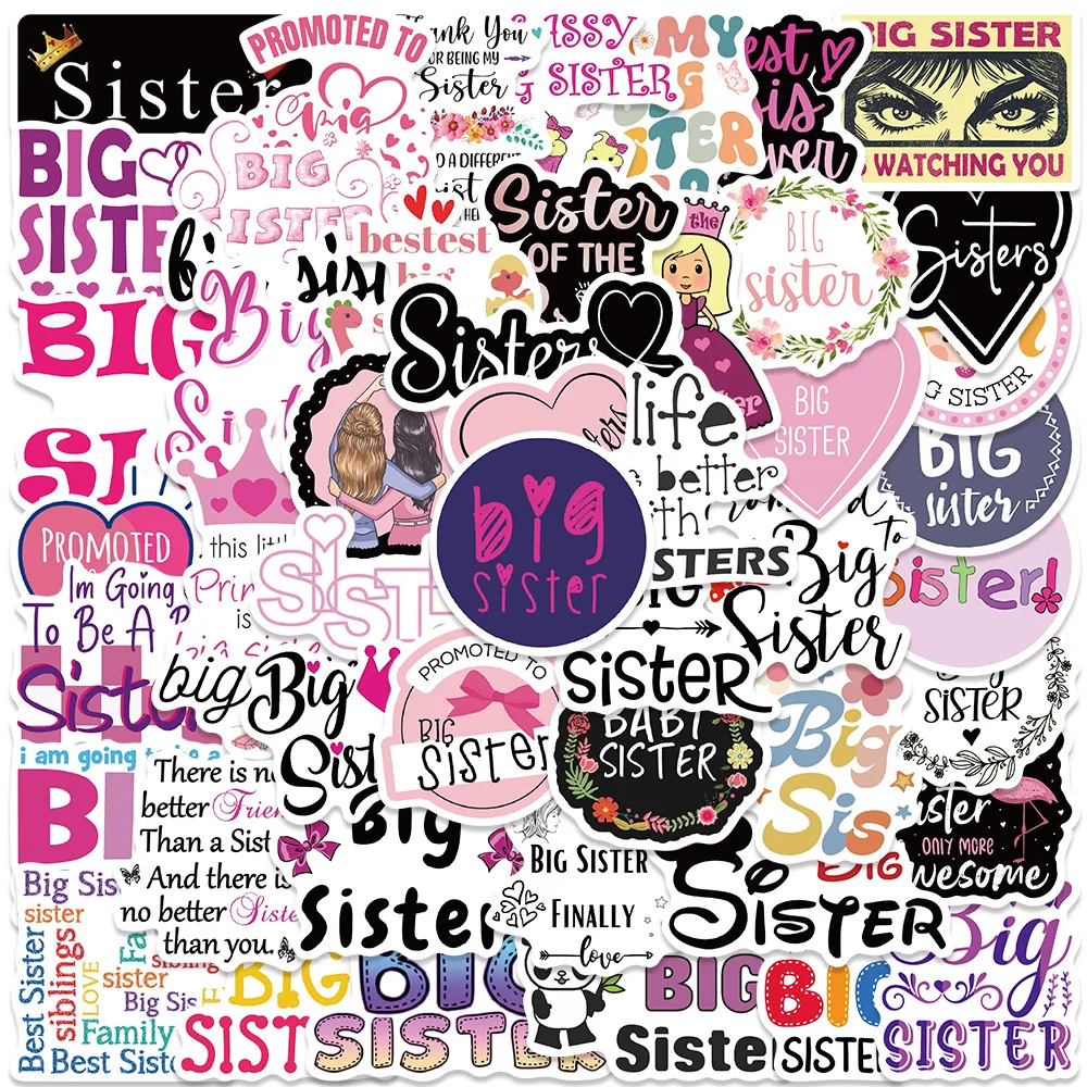 50pcs Funny Cartoon Big Sister Graffiti Stickers For Luggage Guitar Laptop Phone Scrapbook Stationery Waterproof Vinyl Decals
50pcs Funny Cartoon Big Sister Graffiti Stickers For Luggage Guitar Laptop Phone Scrapbook Stationery Waterproof Vinyl Decals