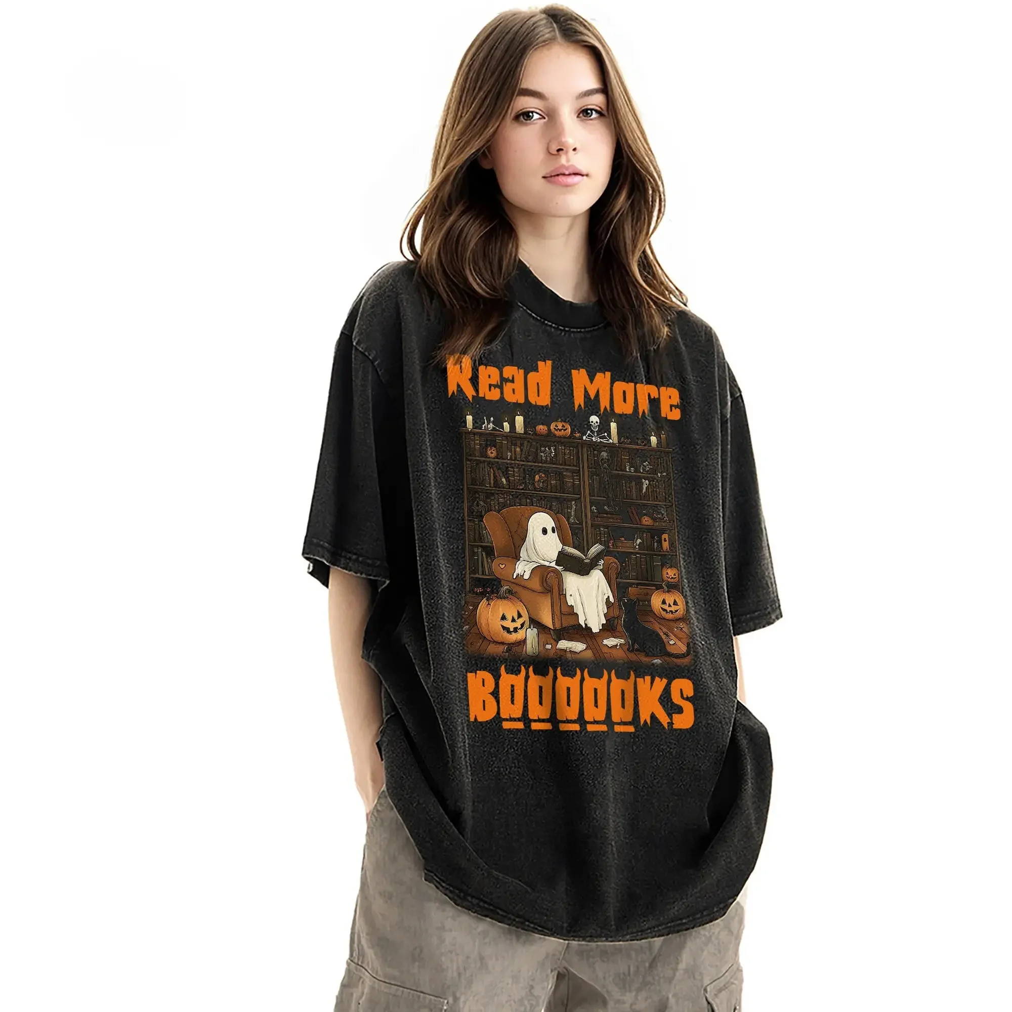 Limited Halloween Vintage T Shirt Ghost Reading Books Librarian Party Costume
Limited Halloween Vintage T Shirt Ghost Reading Books Librarian Party Costume