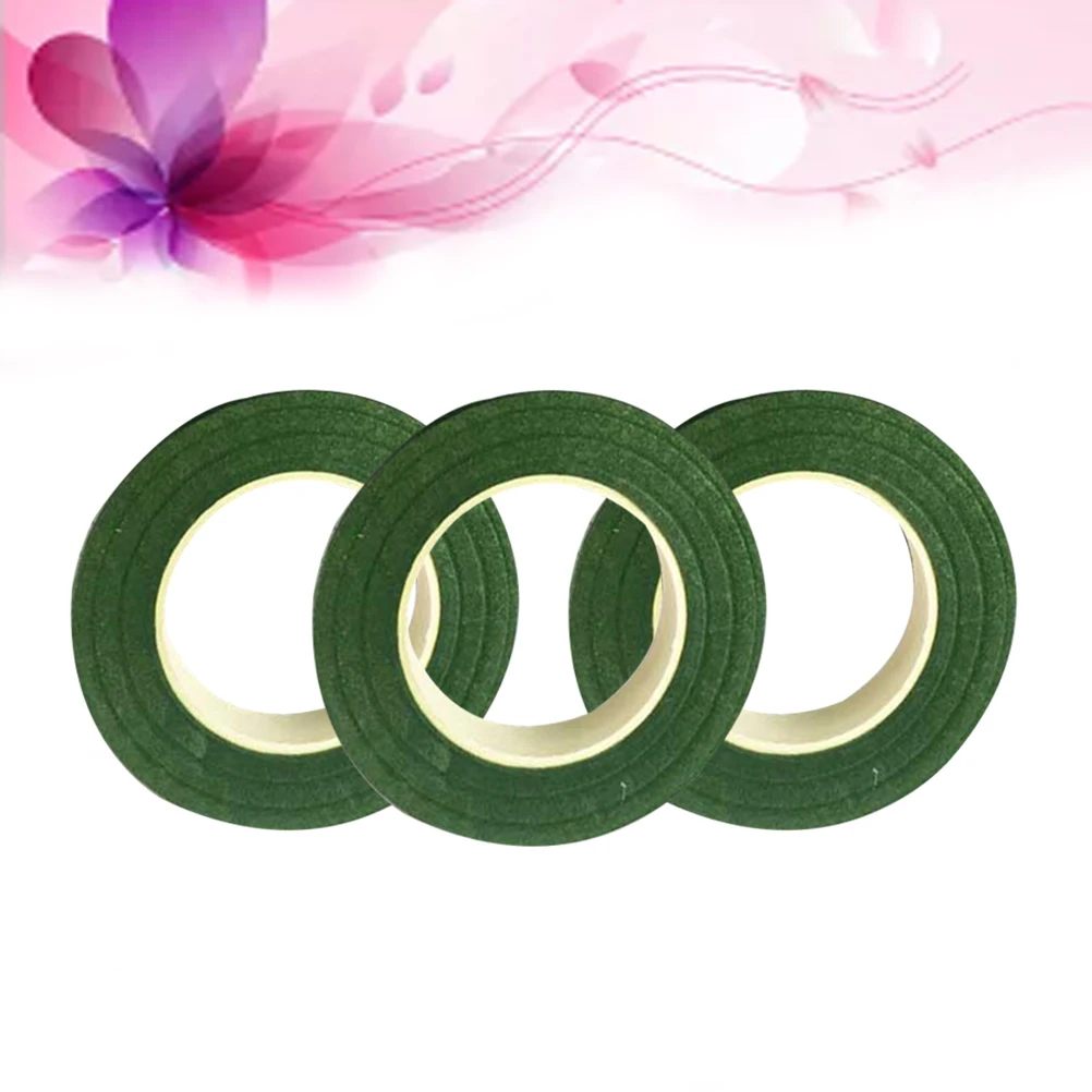 3 Rolls 27M Floral Tape Flower Tape Floral Stem Wrapping Packing Tape Bouquet DIY Decor Tape (Green)
3 Rolls 27M Floral Tape Flower Tape Floral Stem Wrapping Packing Tape Bouquet DIY Decor Tape (Green)