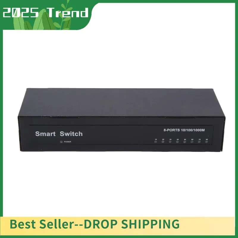 Top Deals 8 Port Gigabit Ethernet Switch None POE Network Switch Plug & Play Desktop Mount Improve Network Performance US Plug
Top Deals 8 Port Gigabit Ethernet Switch None POE Network Switch Plug & Play Desktop Mount Improve Network Performance US Plug