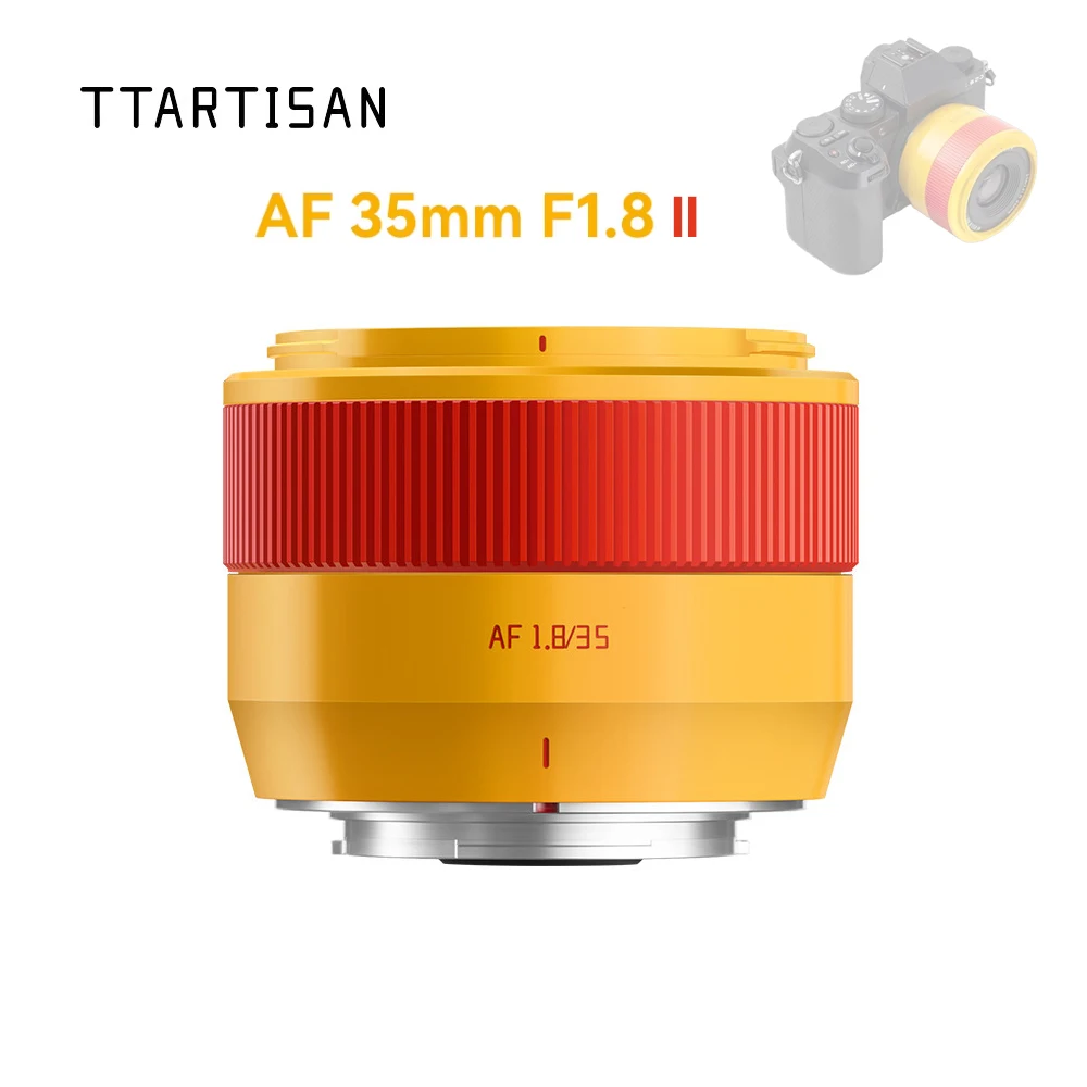 TTArtisan Auto Focus 35mm F1.8 Mark II Upgraded Lens All-Metal Construction Fast Accurate Autofocus for Sony/Fuji/Nikon Z,Orange
TTArtisan Auto Focus 35mm F1.8 Mark II Upgraded Lens All-Metal Construction Fast Accurate Autofocus for Sony/Fuji/Nikon Z,Orange