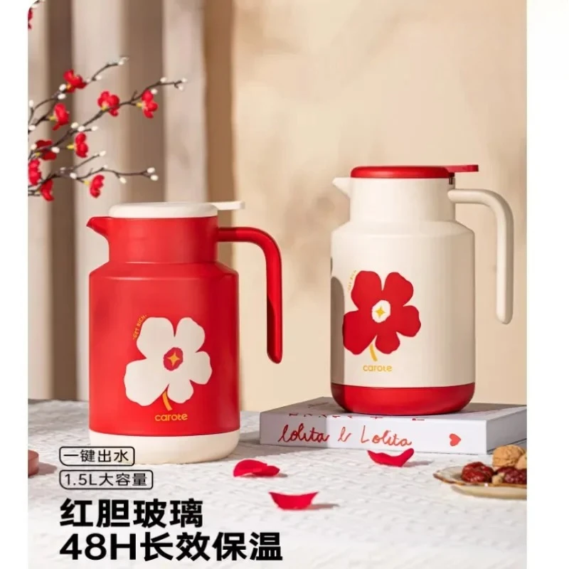 Tea pot glass bottle Portable water bottles coffeepot Heat preservation water bottle Glass liner insulation pots thermos flask
Tea pot glass bottle Portable water bottles coffeepot Heat preservation water bottle Glass liner insulation pots thermos flask