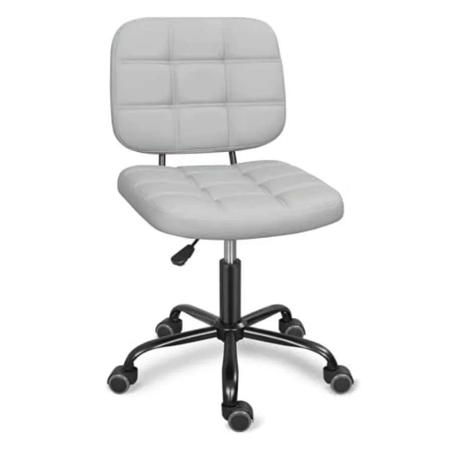 Armless Home Office Desk Chair with Wheels Modern Ergonomic Drafting Rolling Chair with 360° Swivel Wheels Height Adjustable Co
Armless Home Office Desk Chair with Wheels Modern Ergonomic Drafting Rolling Chair with 360° Swivel Wheels Height Adjustable Co
