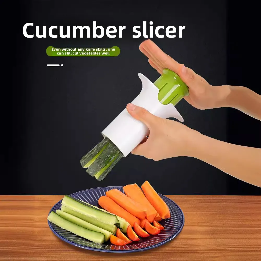 Multifunctional Vegetable Cutter, Cucumber Strip Slicer, Manual Thick Carrot Strip Cutter, Hot Selling Kitchen Gadgets
Multifunctional Vegetable Cutter, Cucumber Strip Slicer, Manual Thick Carrot Strip Cutter, Hot Selling Kitchen Gadgets