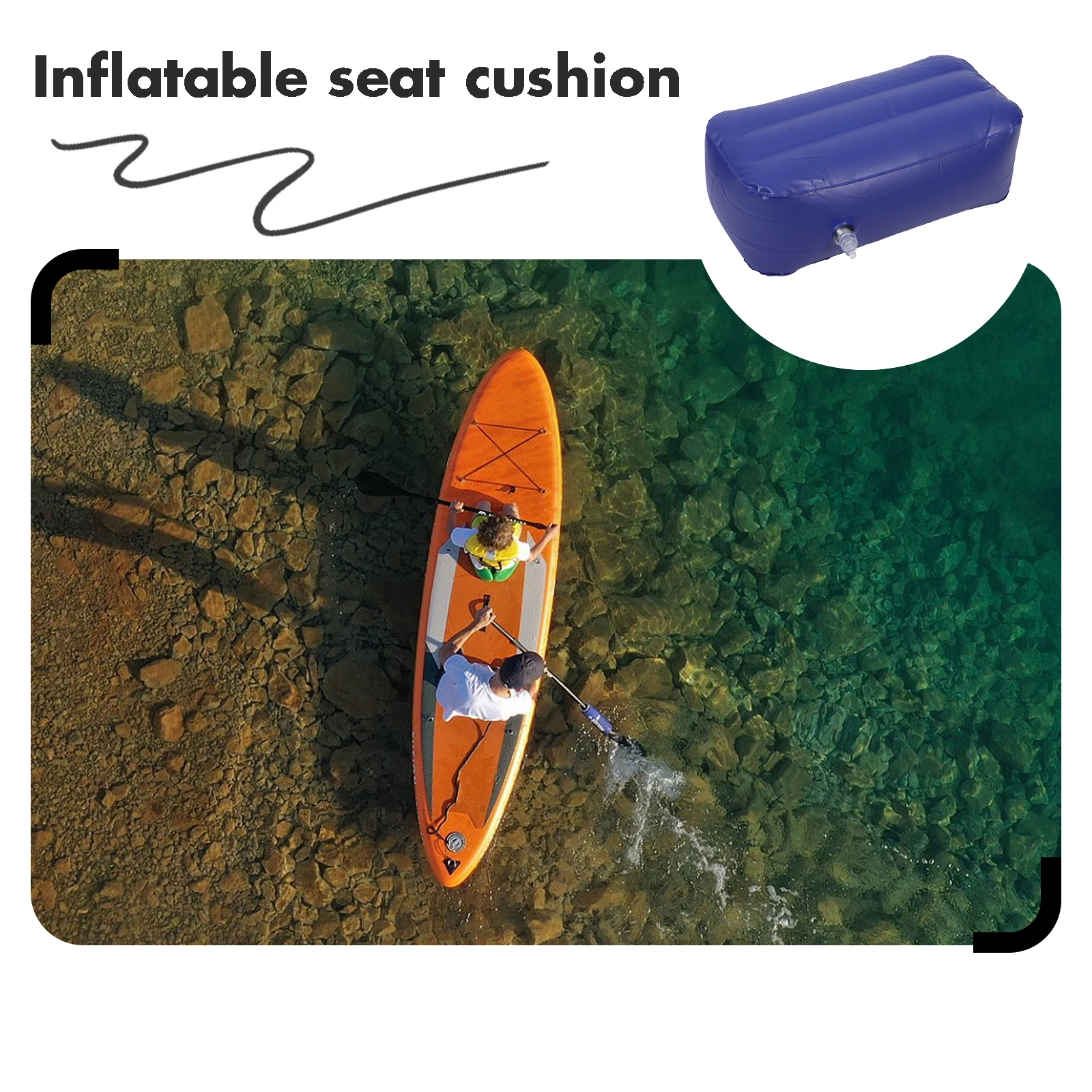 Inflatable Cushion Boat Seat Padded Kayak Boat Accessories Water Rafting Kayak Accessories Swimming Pool Floating Pad
Inflatable Cushion Boat Seat Padded Kayak Boat Accessories Water Rafting Kayak Accessories Swimming Pool Floating Pad