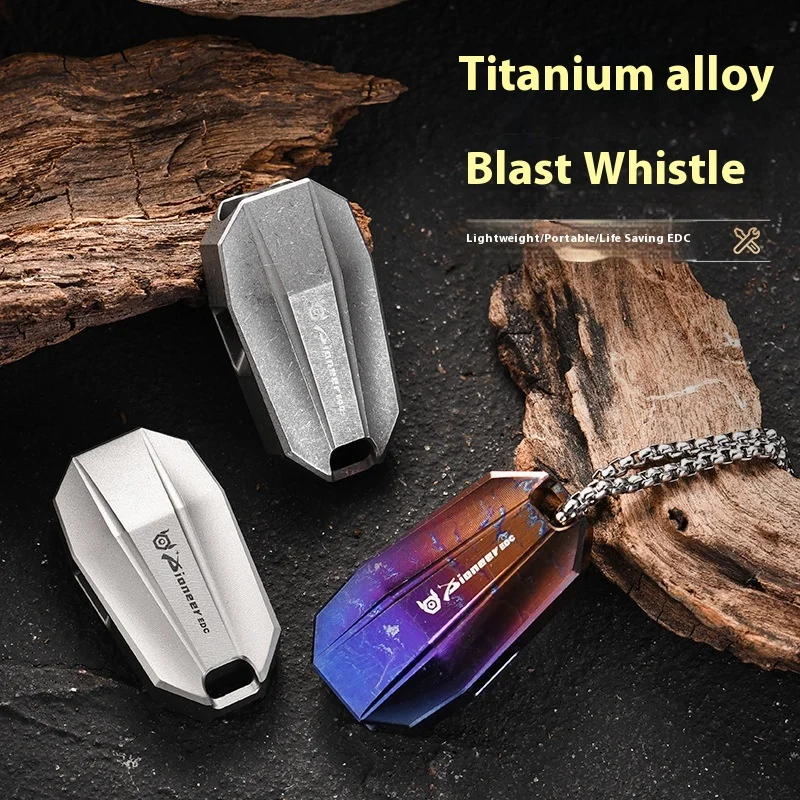 Portable Titanium Alloy Whistle KS029 Lightweight EDC Training Survival Loud Sound Camping Outdoor Tools Sports Entertainment
Portable Titanium Alloy Whistle KS029 Lightweight EDC Training Survival Loud Sound Camping Outdoor Tools Sports Entertainment
