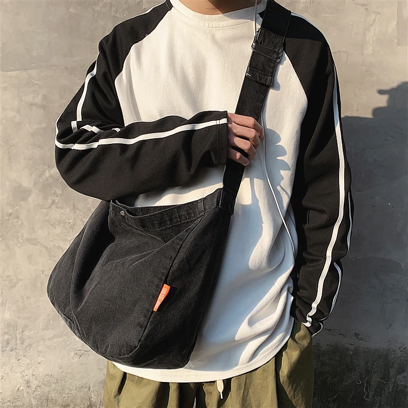 Casual Men's Crossbody Bag Vintage Denim Single oulder Bapa Street Sle Large Capaci Soft Handle Magnetic Bule Clo...
Casual Men's Crossbody Bag Vintage Denim Single oulder Bapa Street Sle Large Capaci Soft Handle Magnetic Bule Clo...