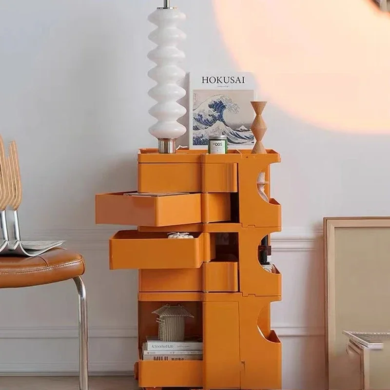 Nordic storage rotating cabinet, creative cosmetic cabinet, storage simple bedside table, snack cabinet 
Nordic storage rotating cabinet, creative cosmetic cabinet, storage simple bedside table, snack cabinet